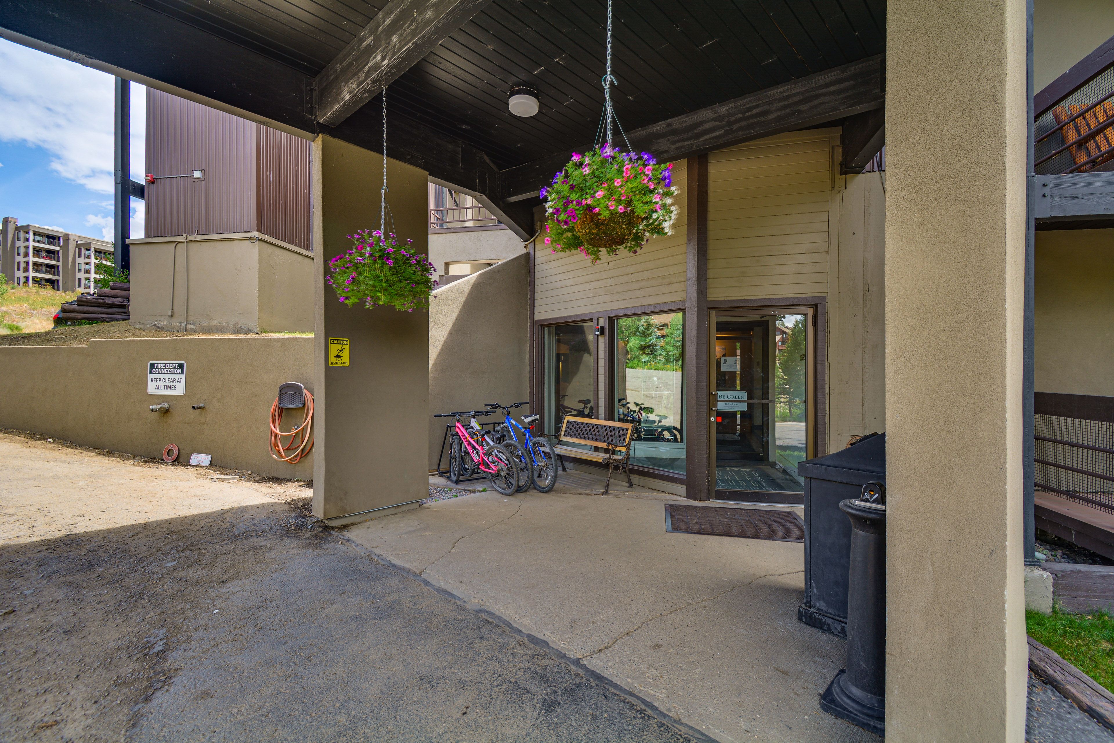 Property Exterior | Free Community Parking Lot (2 Vehicles)