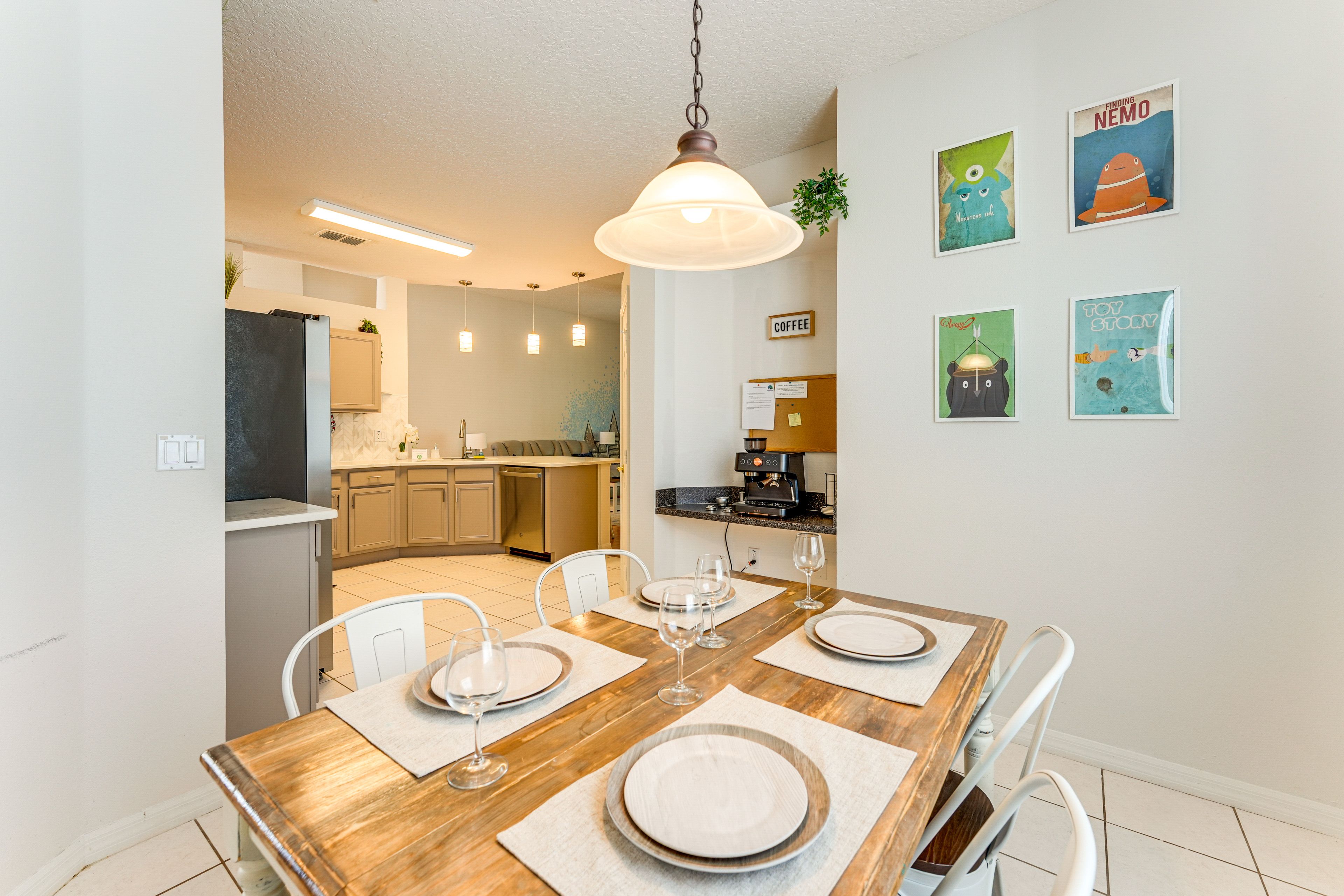 Dining Area | Open Floor Plan | Coffee Bar w/ Espresso Machine