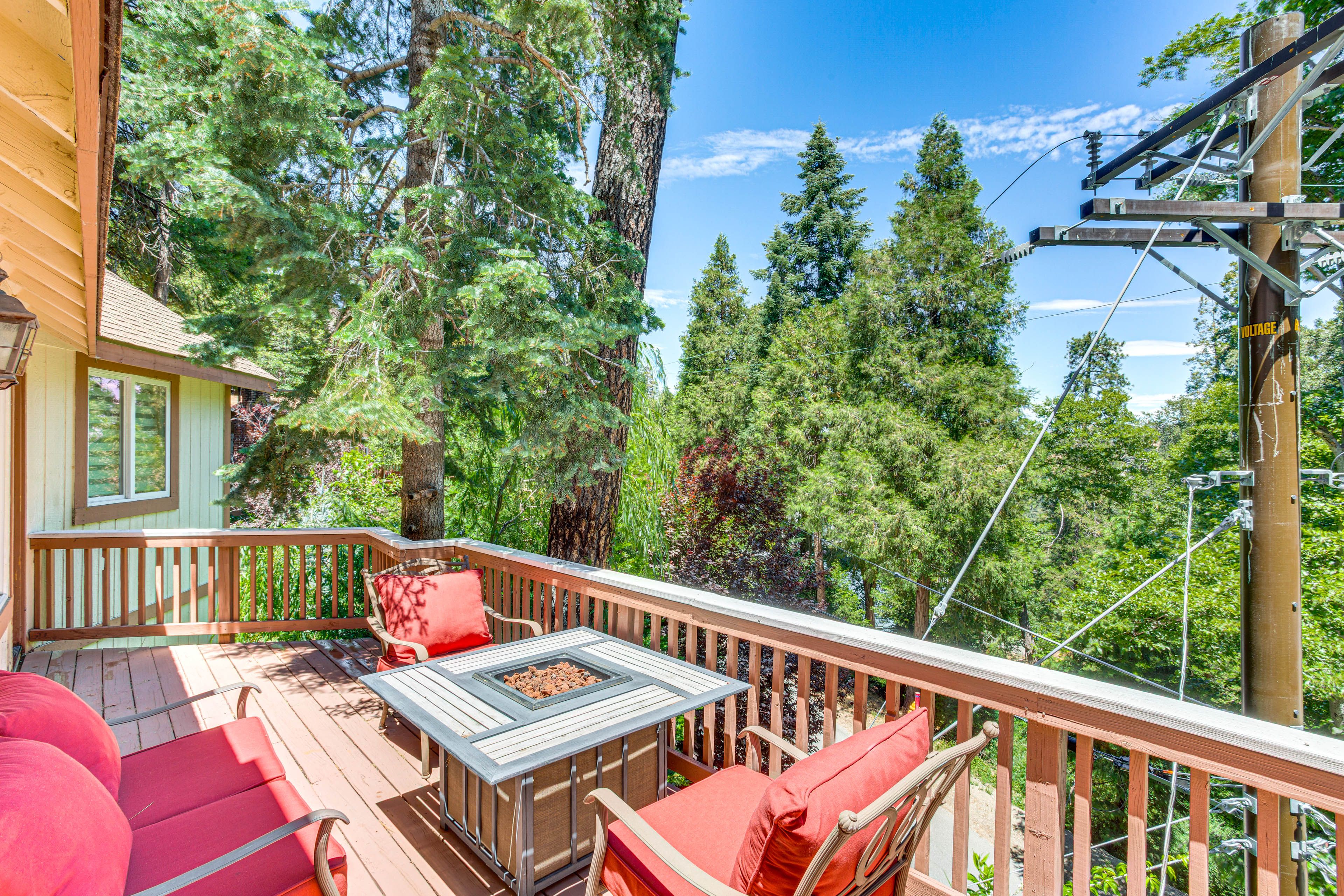 Private Balcony | Fire Table | Main Level