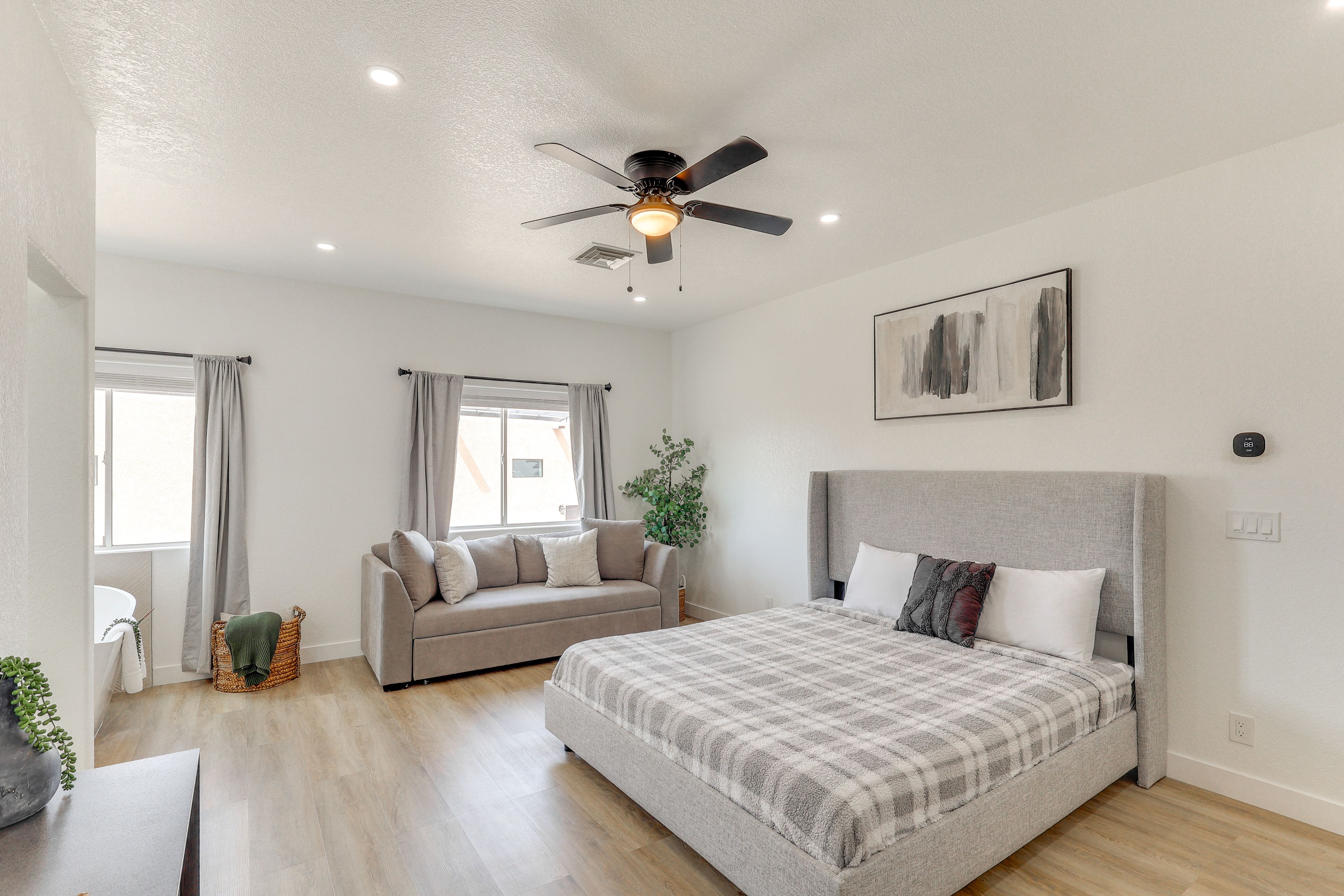 Bedroom 1 | King Bed | Full Sleeper Sofa