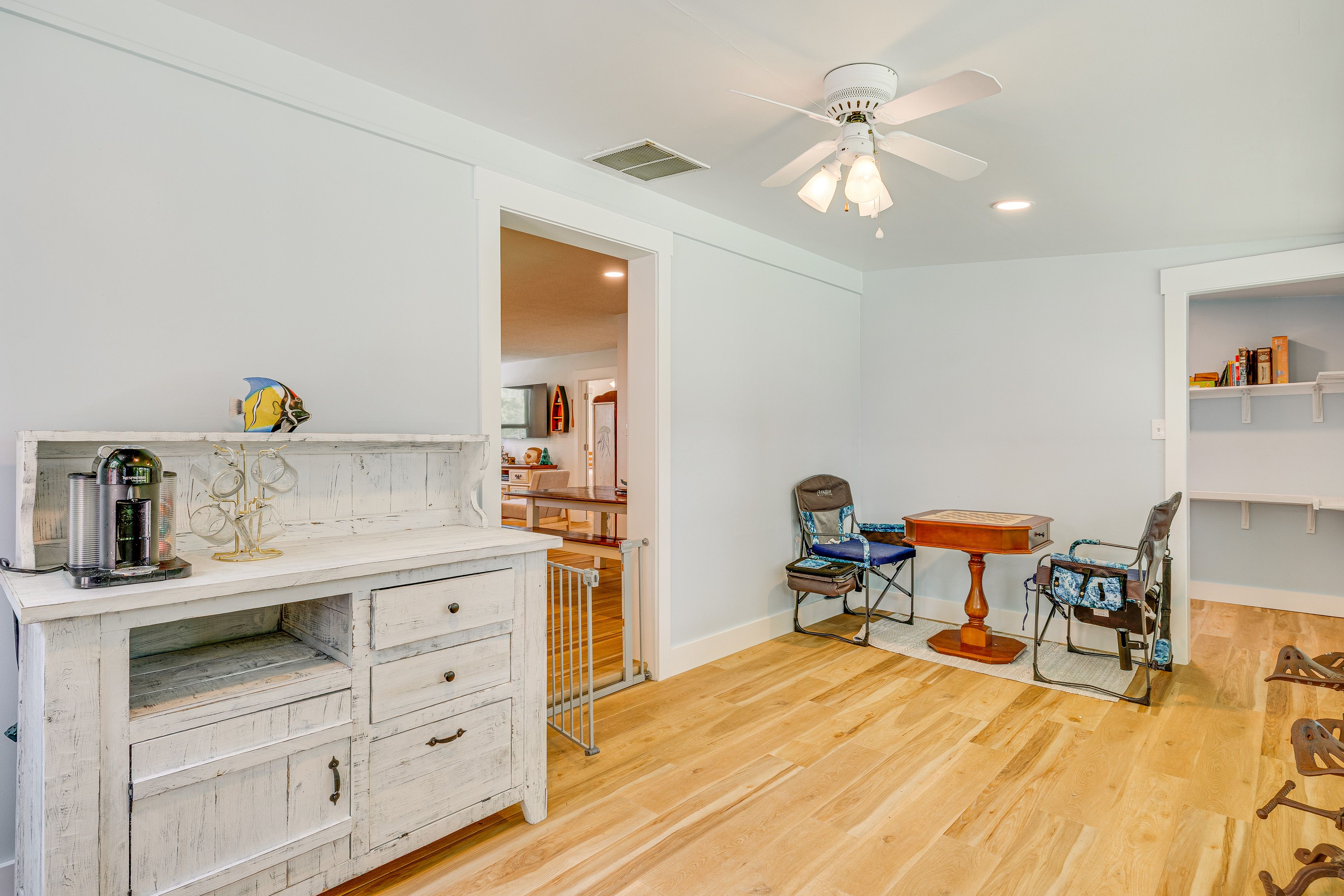 Enclosed Sunroom | Board Games | Books