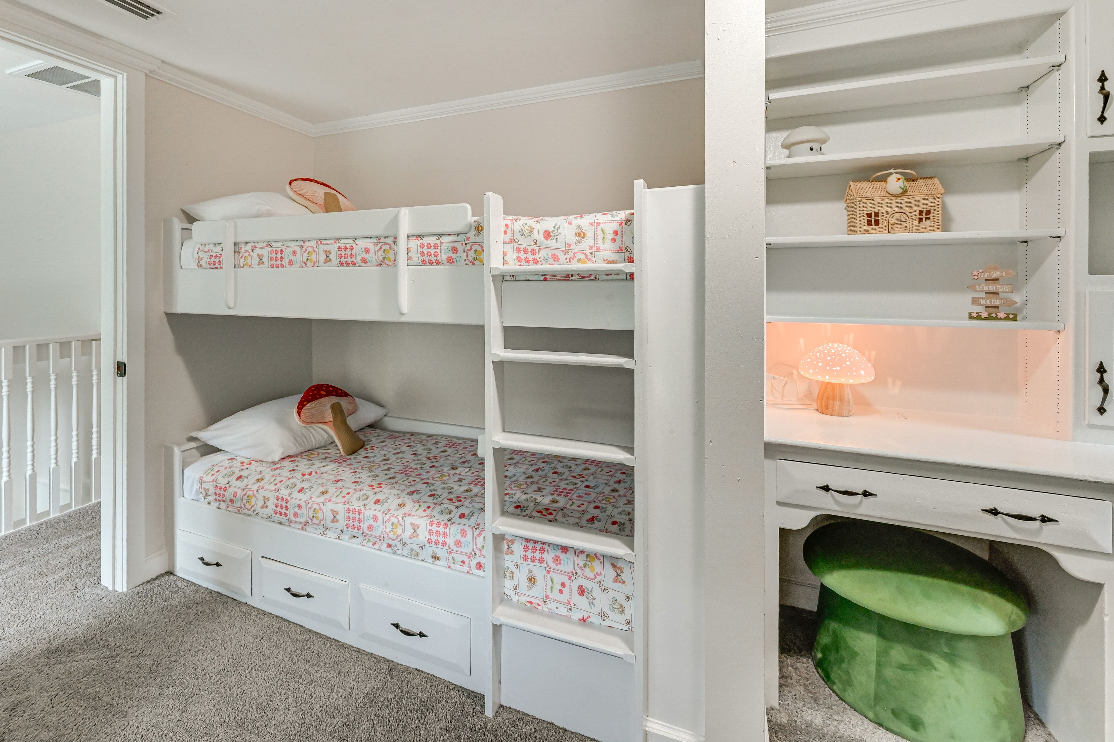 Bedroom 3 | Twin Bunk Bed | Crib | 2nd Floor