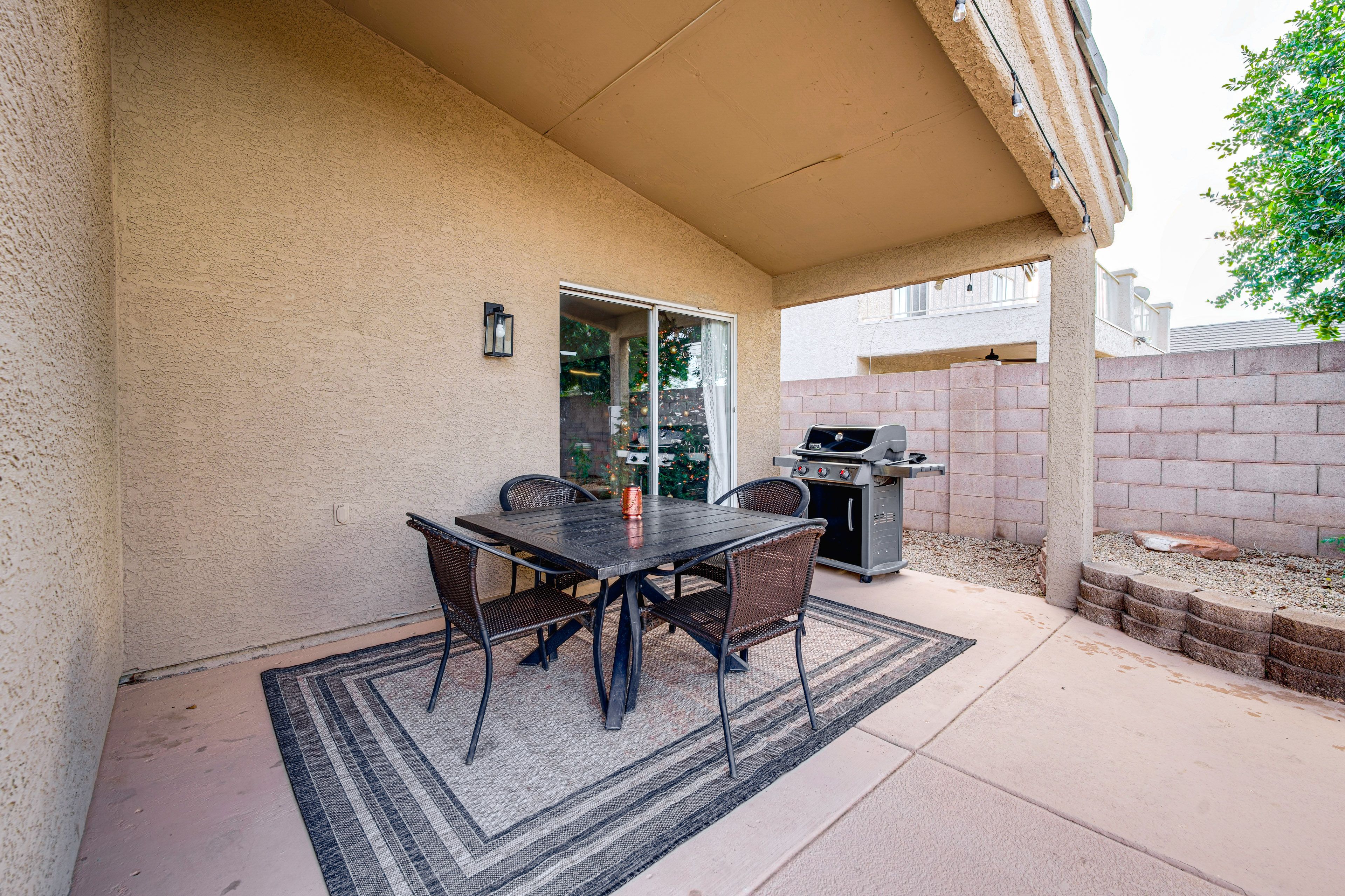 Covered Patio | Dining Area | Gas Grill | Private Pool (Unheated)