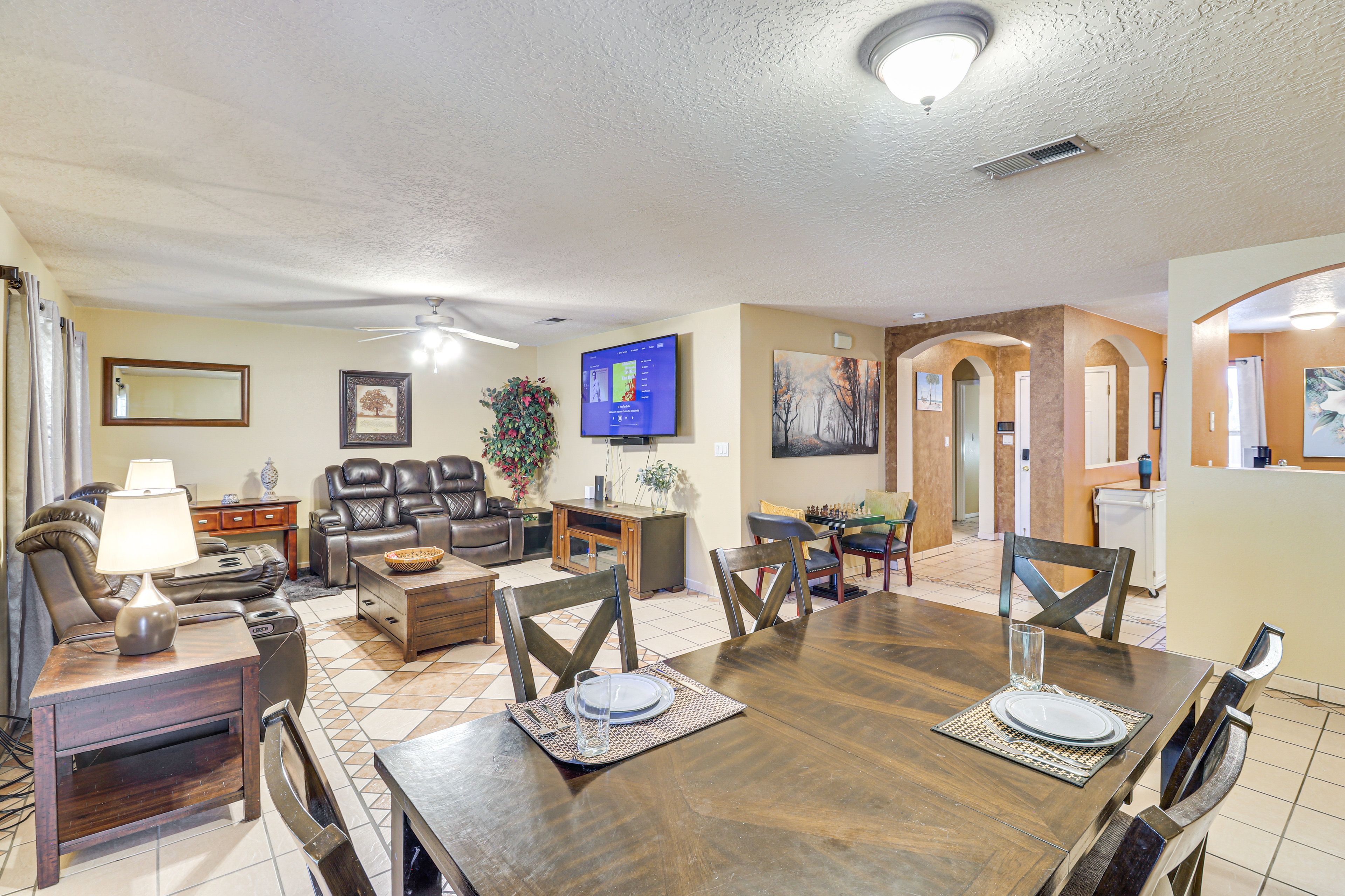 Open Interior | Central Heat & A/C | Free WiFi