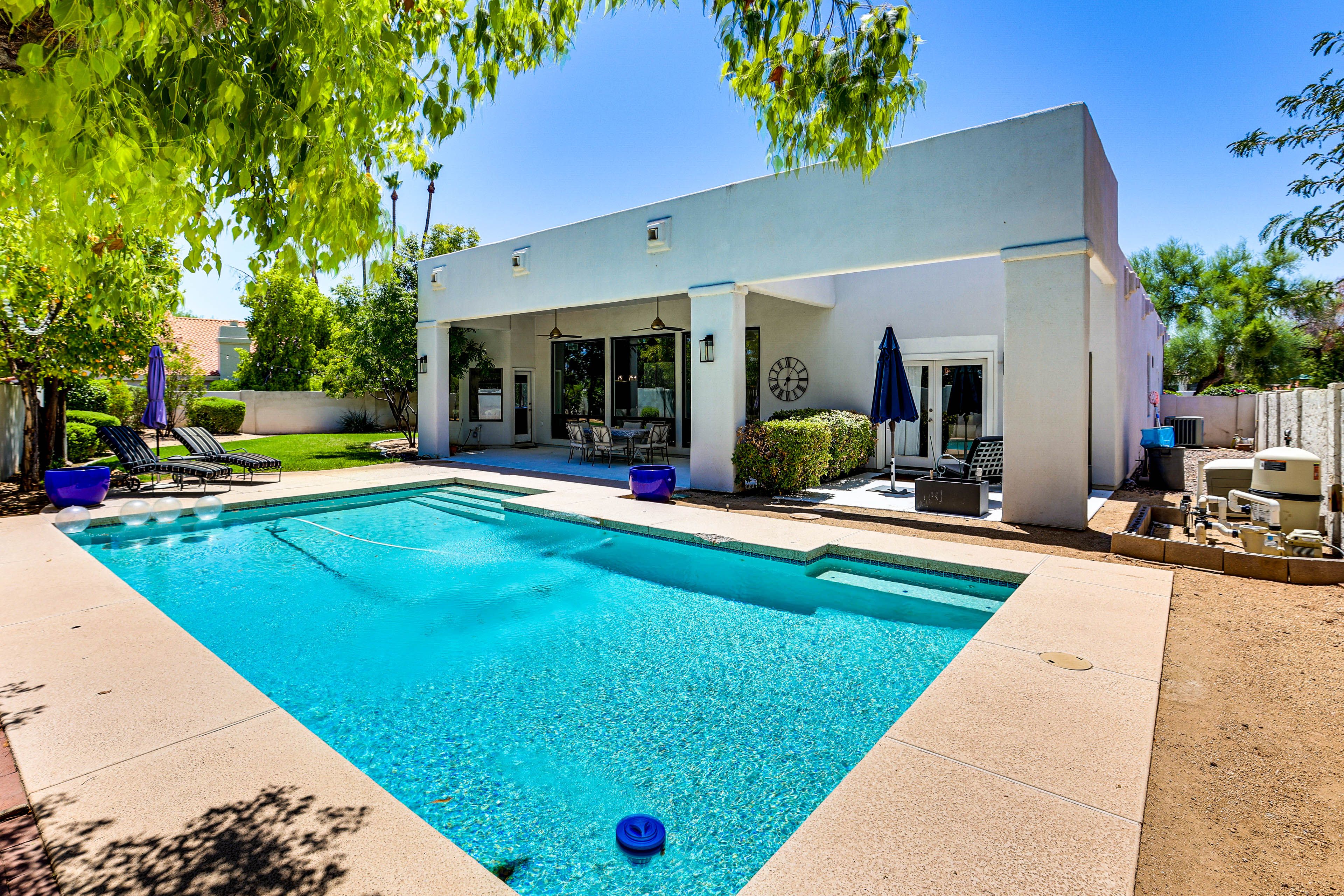 Scottsdale Vacation Rental | 3BR | 2.5BA | 1 Step to Enter | 2,377 Sq Ft