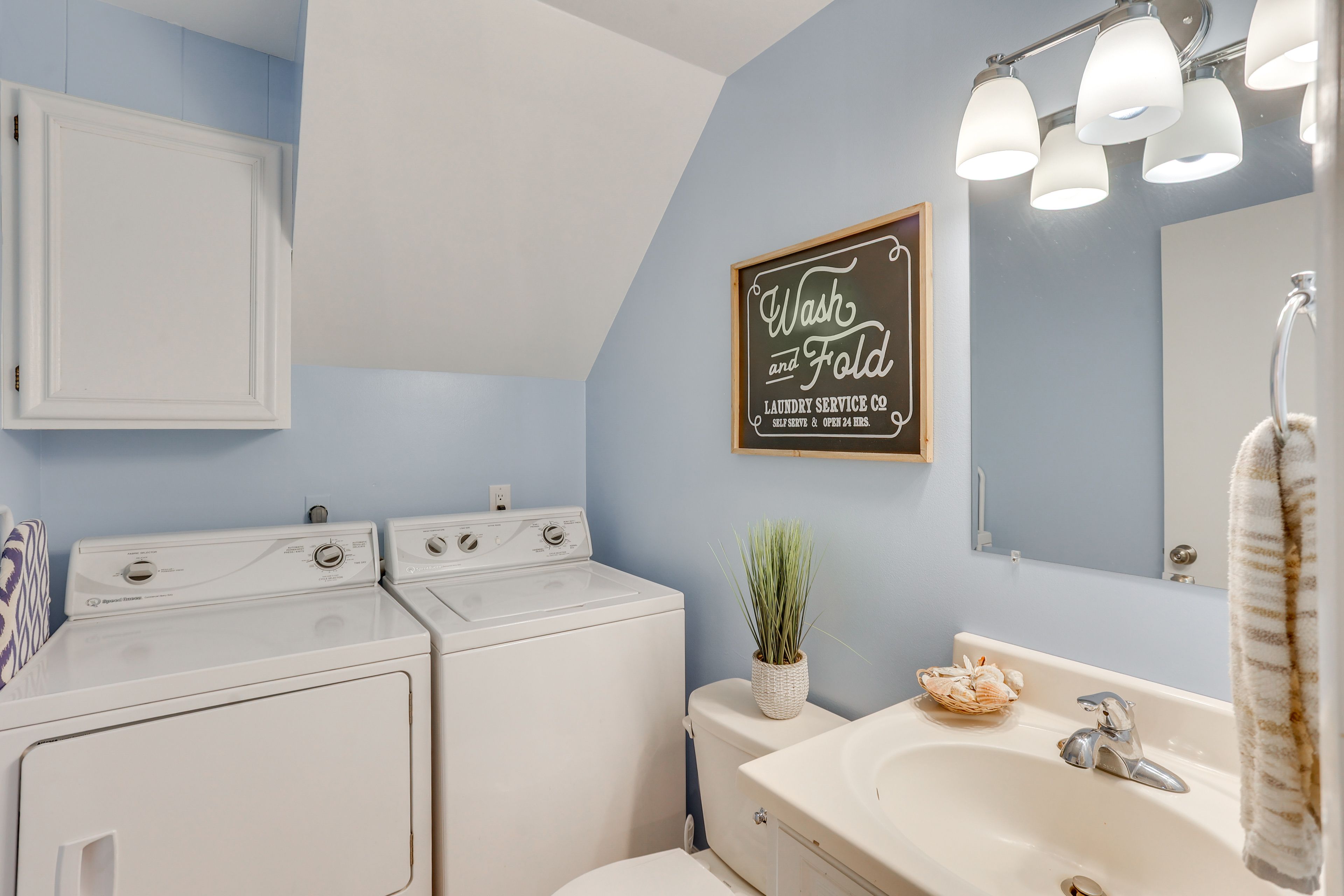 Half Bathroom | In-Unit Laundry