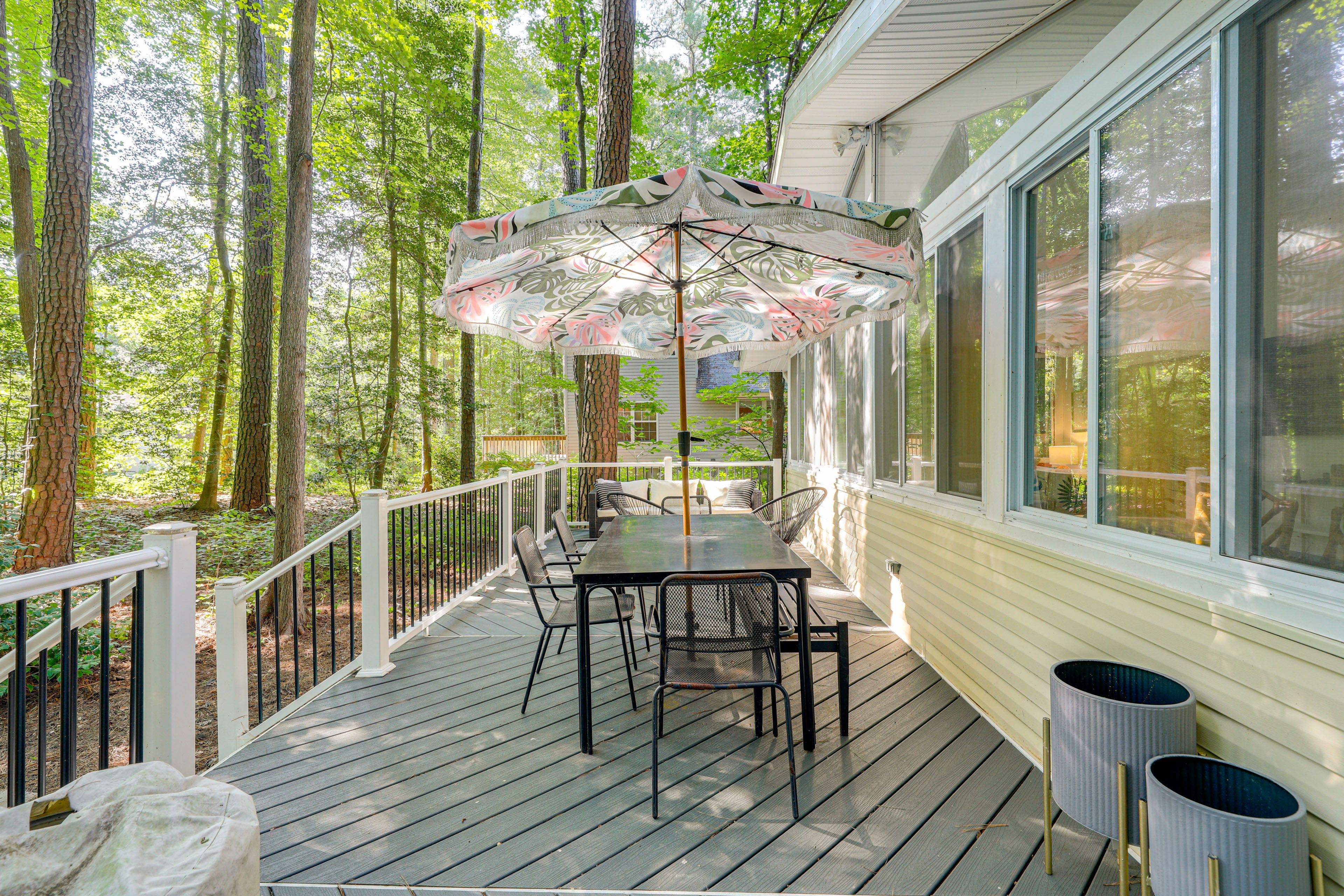 Private Deck | Access via Sunroom