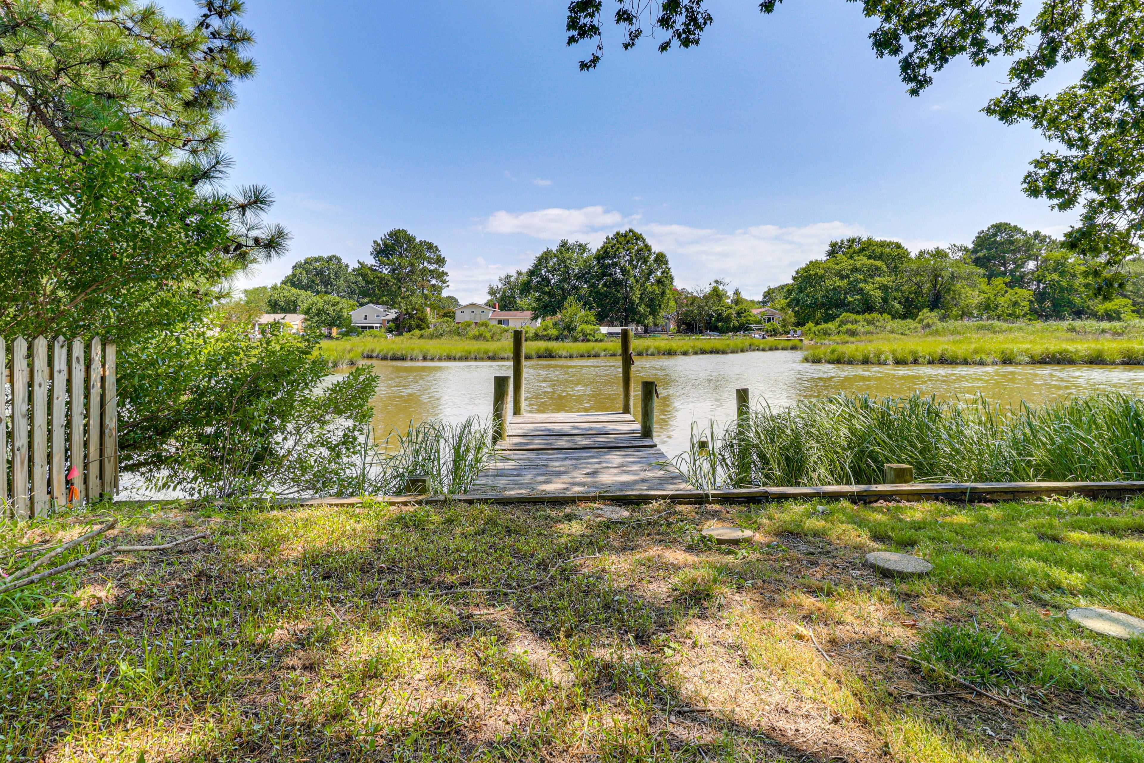 Hampton Vacation Rental | 4BR | 2BA | 1,797 Sq Ft | 1 Step to Enter