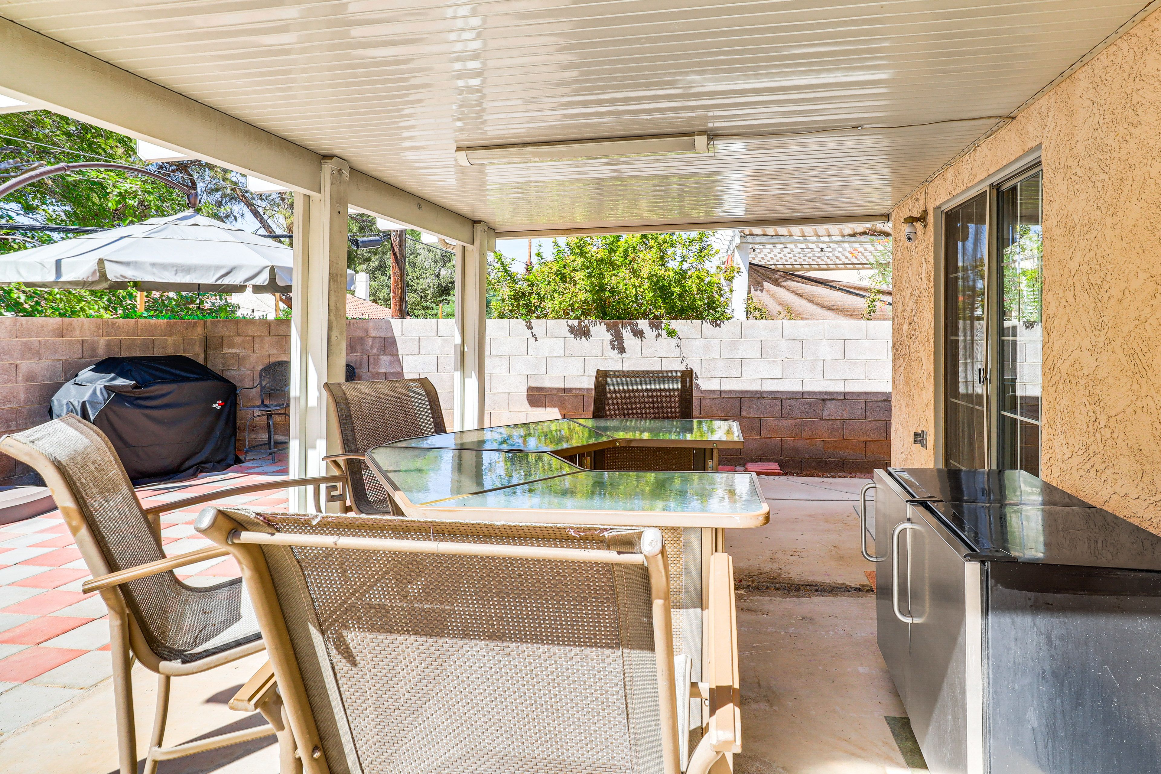 Patio | Outdoor Dining Area | Gas Grill