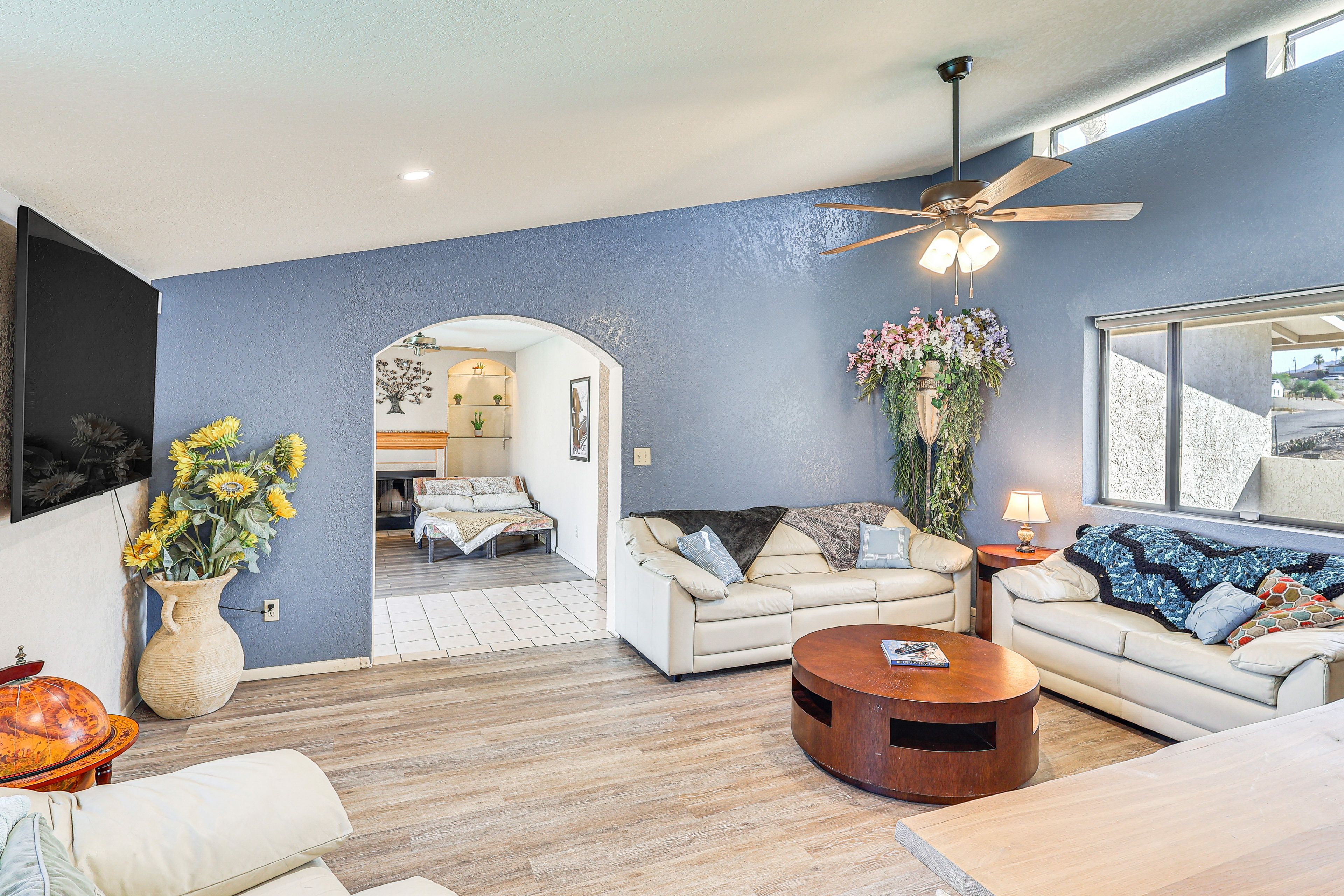 Living Room | Single-Story Home | Central A/C & Heating
