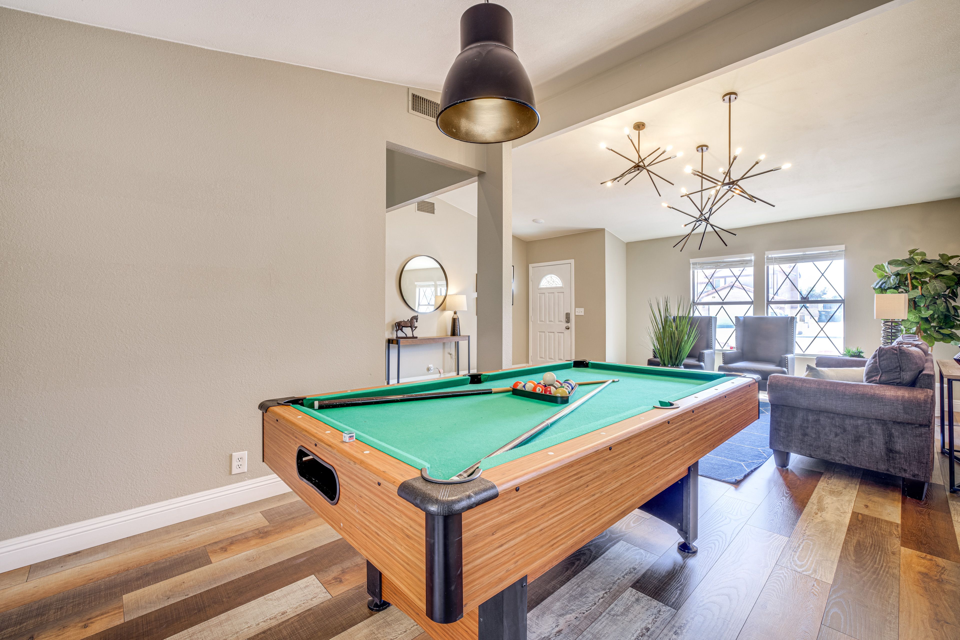 Front Seating Area | Pool Table