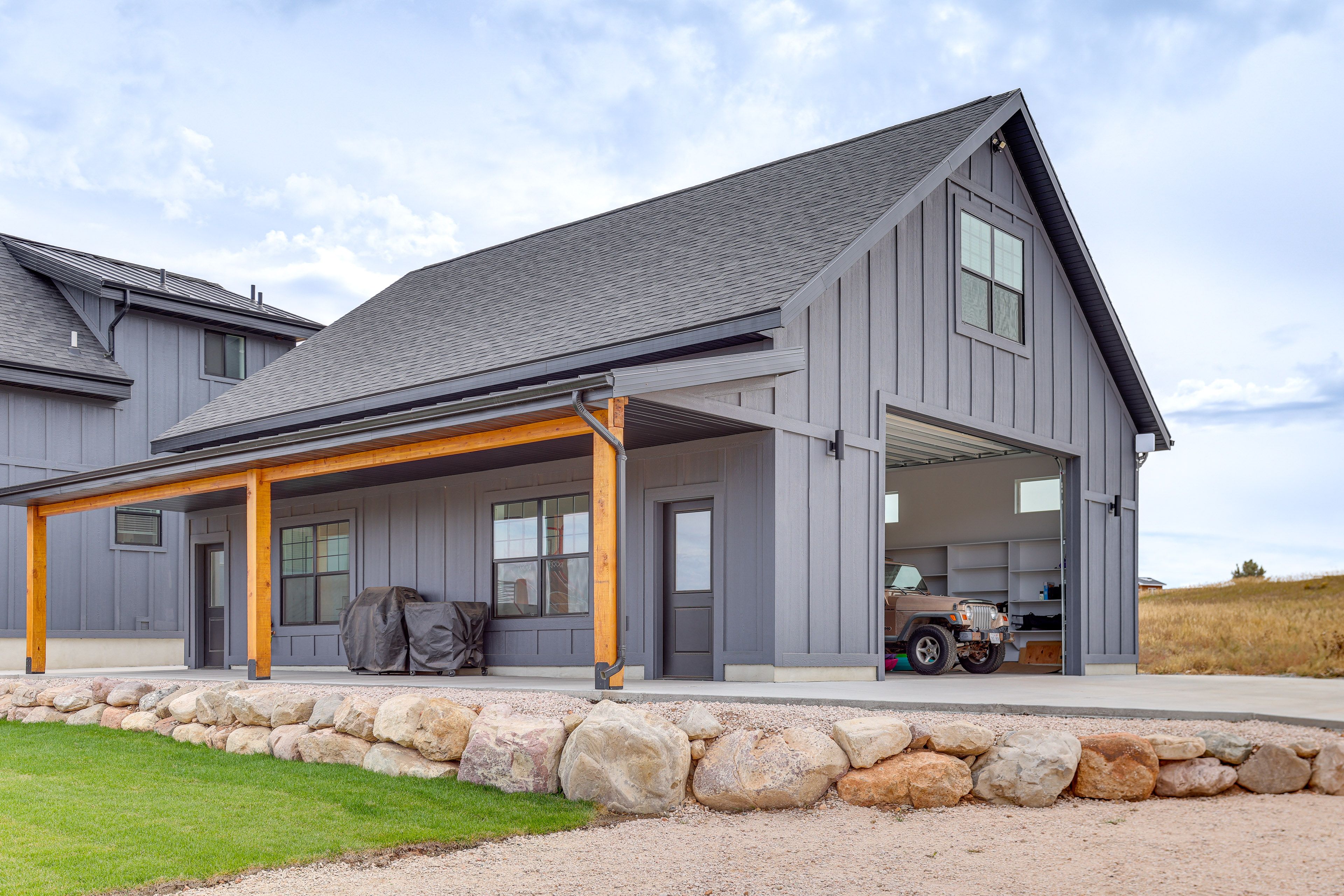 2-Story Detached Garage | Step-Free Entry | Grill