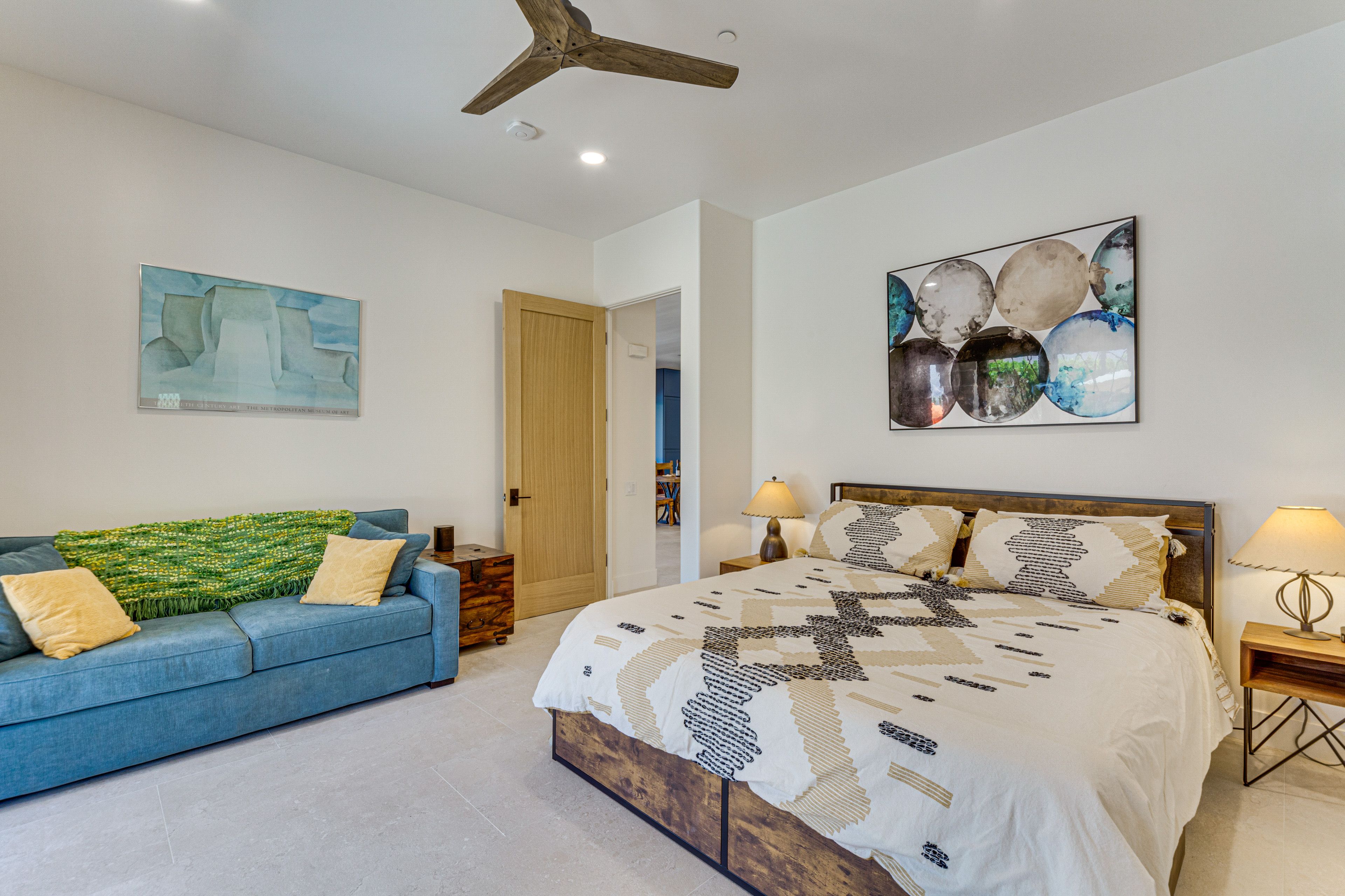 Bedroom 1 | California King Bed | Full Sleeper Sofa | En-Suite Bathroom