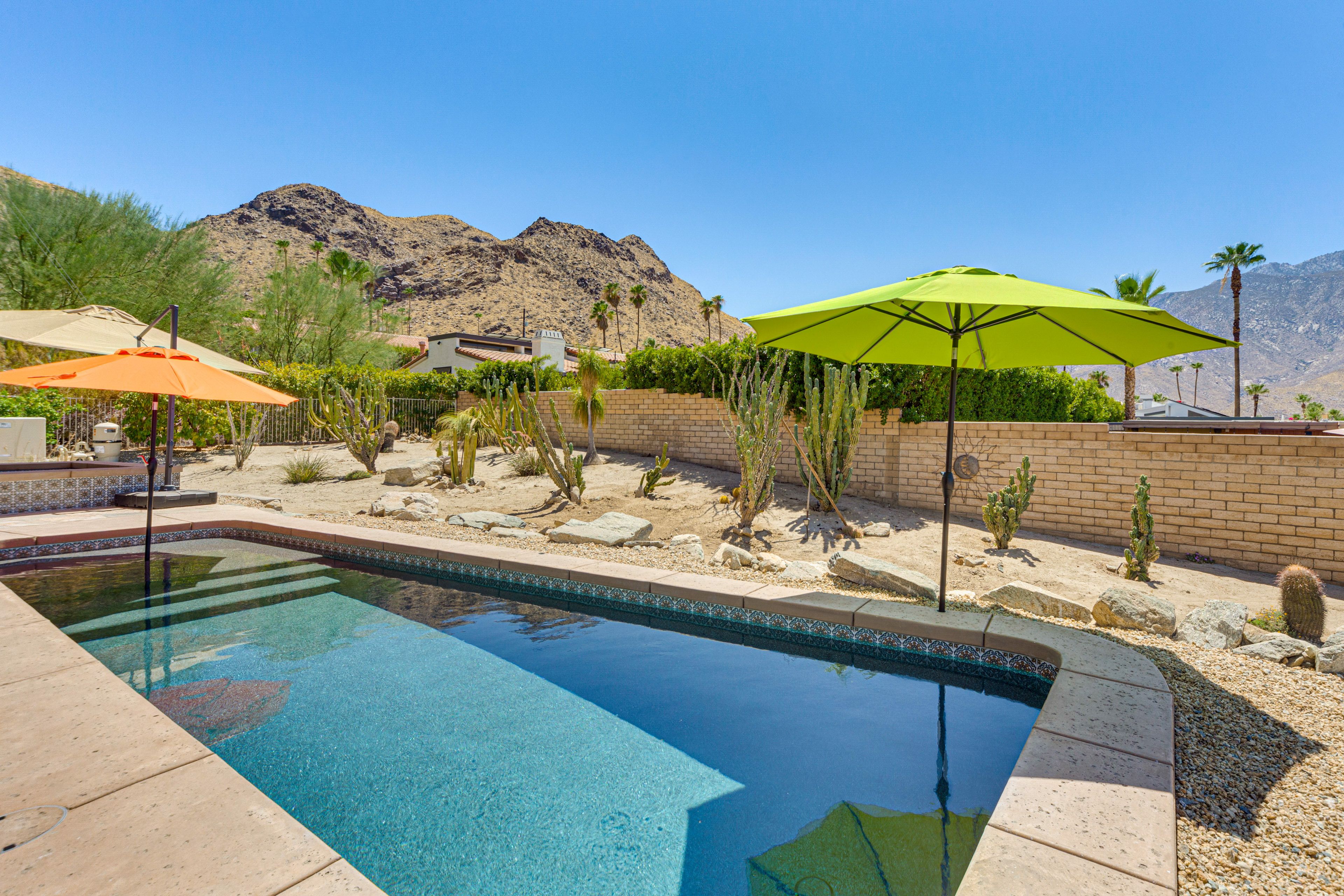 Palm Springs Vacation Rental | 2BR | 2BA | 1,900 Sq Ft | Stairs Required