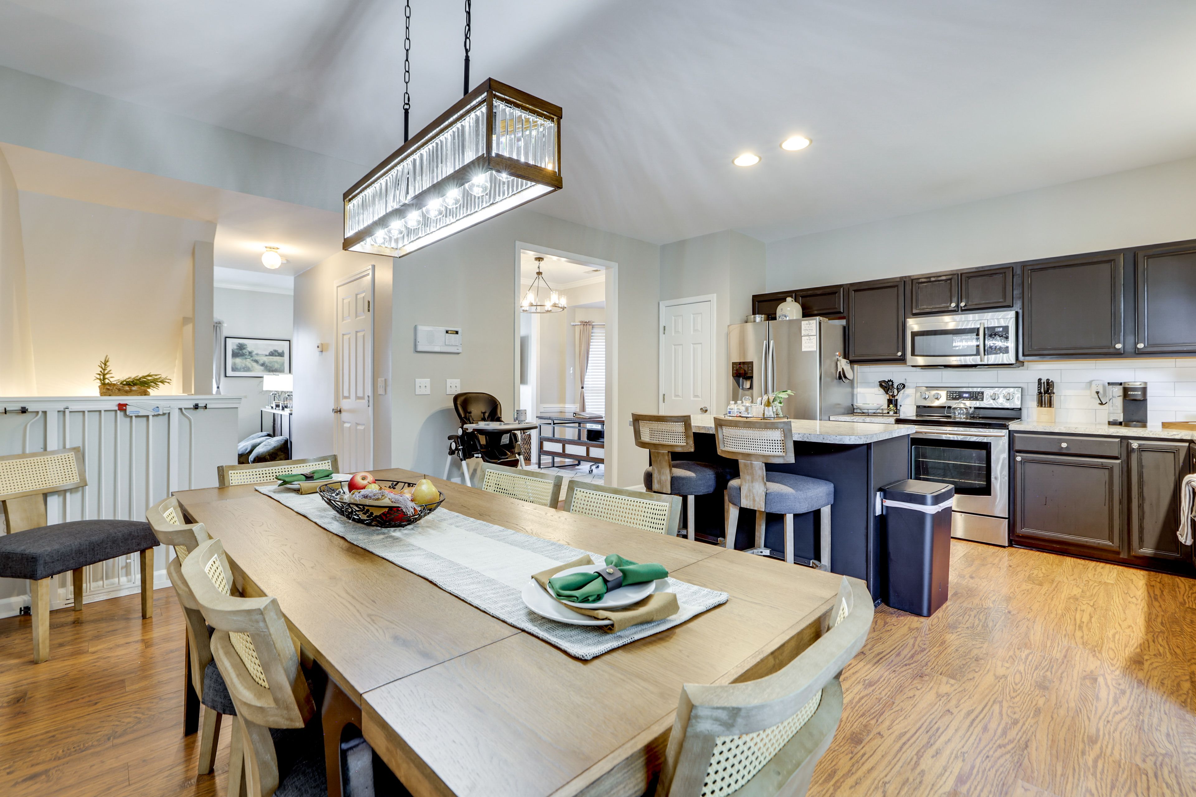 Dining Area/Kitchen | Main Floor | Open Floor Plan | Central A/C & Heating