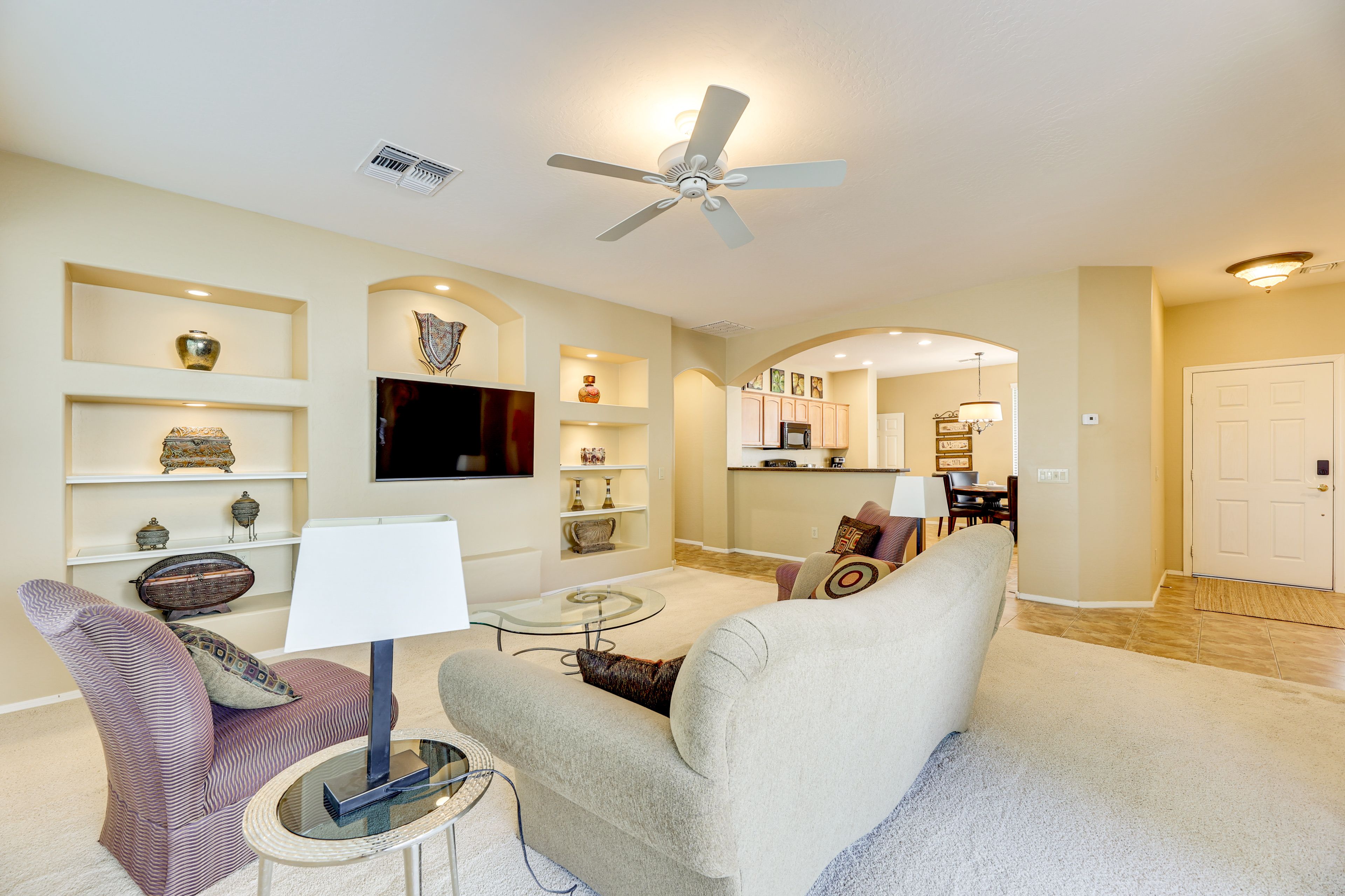 Living Room | Single-Story Home | Open Floor Plan