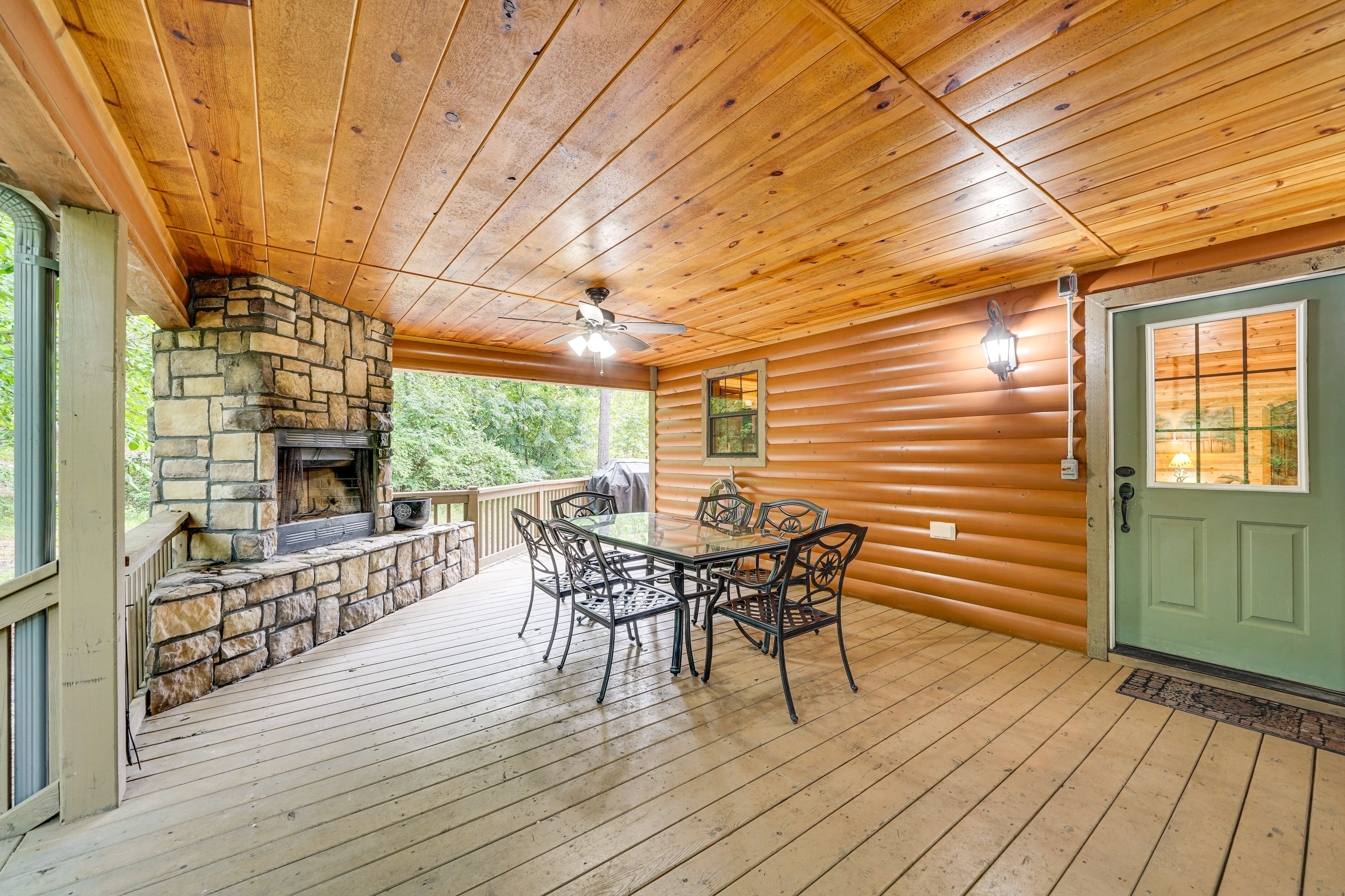 Wraparound Deck | Outdoor Dining Set | Outdoor Fireplace | Gas Grill