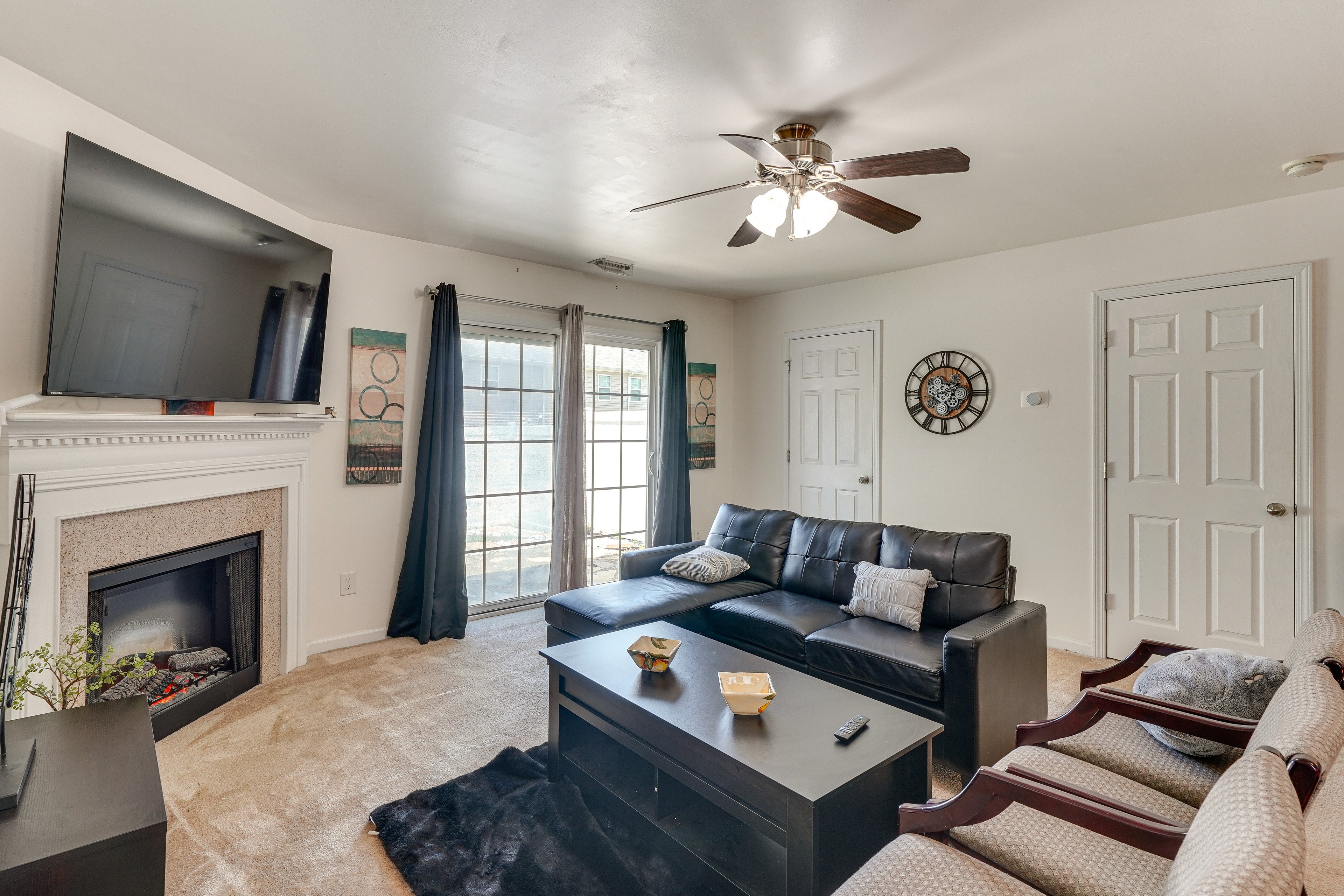 Raleigh Vacation Rental | 3BR | 2.5BA | Stairs Required | 1,580 Sq Ft