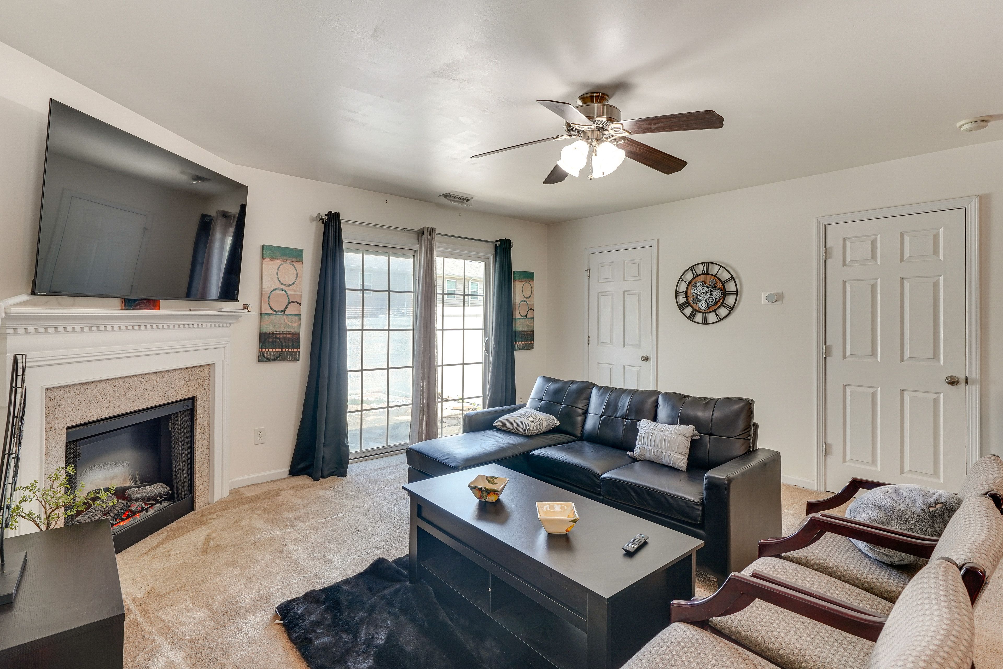 Raleigh Vacation Rental | 3BR | 2.5BA | Stairs Required | 1,580 Sq Ft