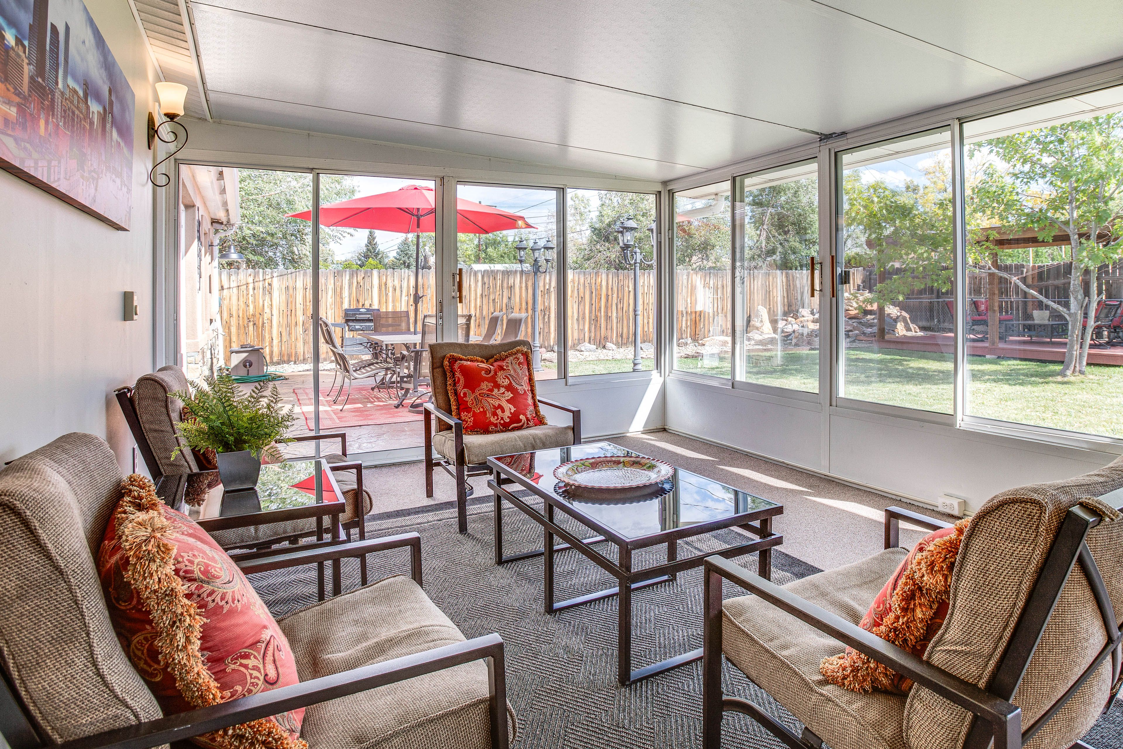 Aurora Vacation Rental | 3BR | 2BA | 1,621 Sq Ft | Small Step to Enter