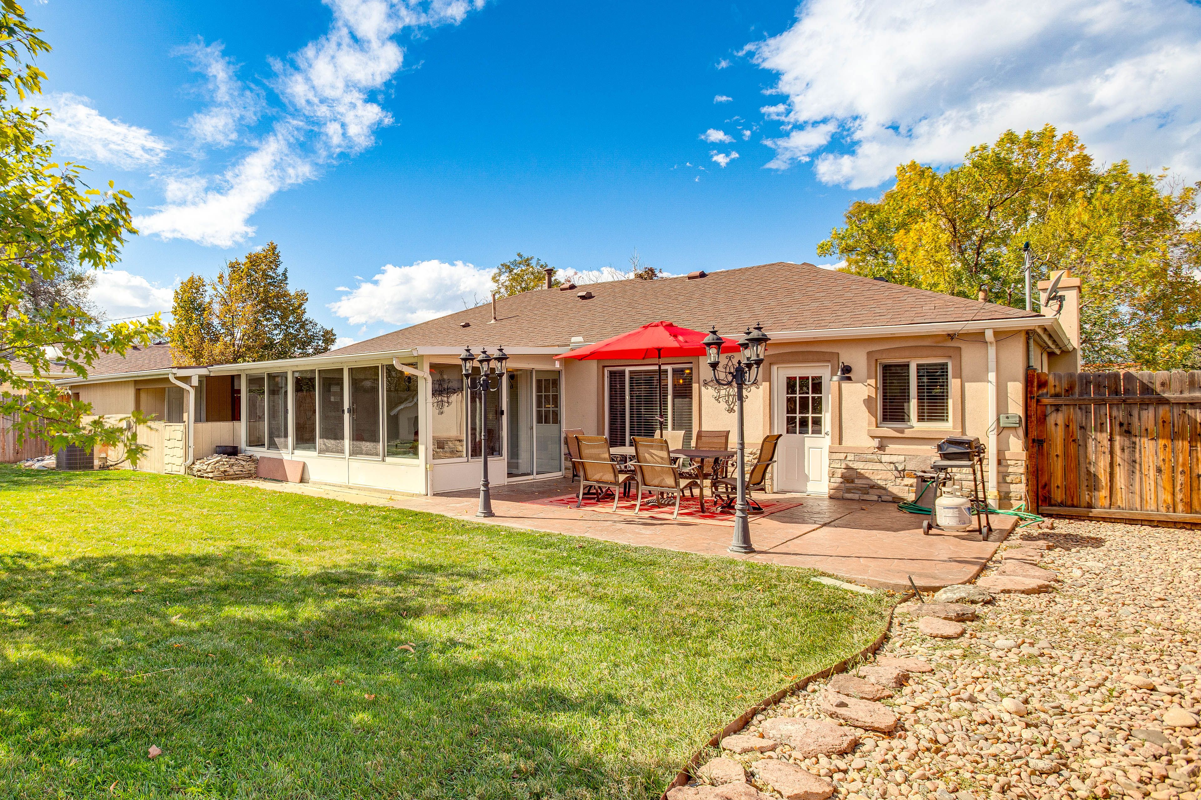 Private Backyard Area