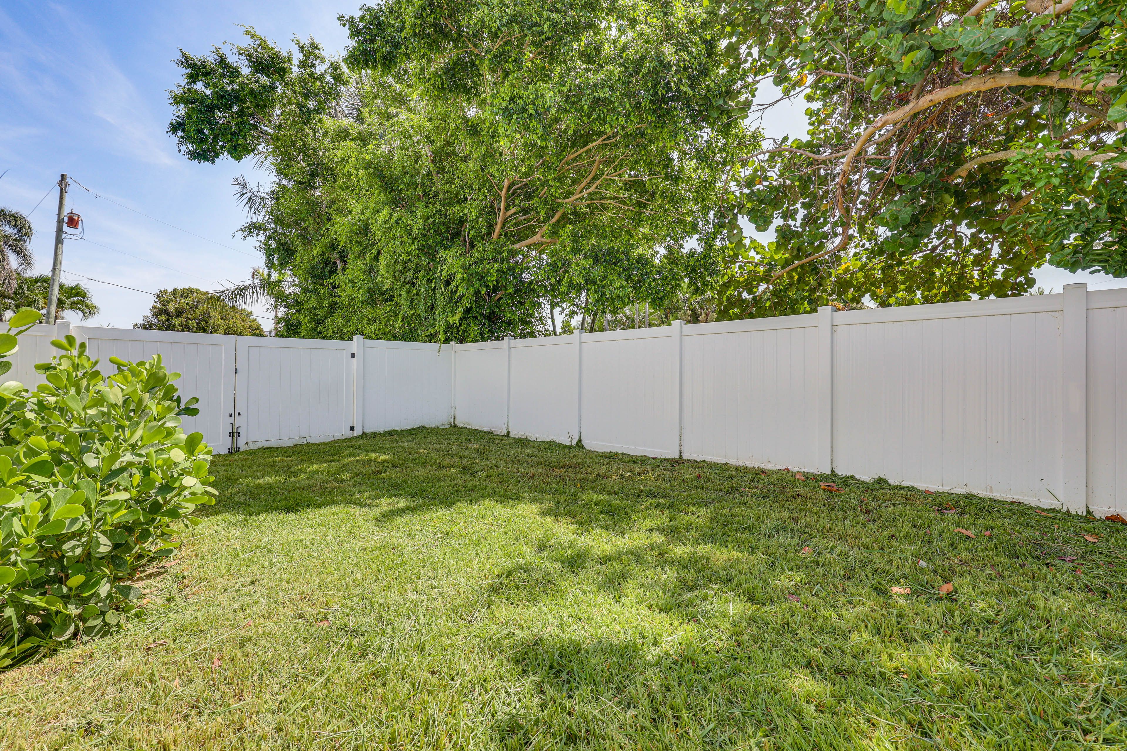 Private Backyard Area