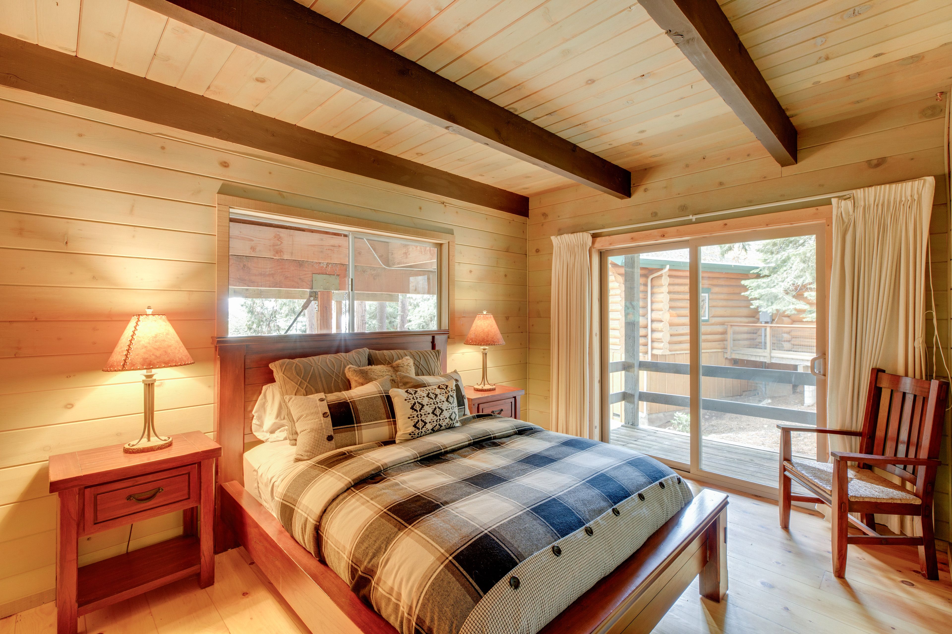 Bedroom 2 | Lower Level | Queen Bed | Deck Access