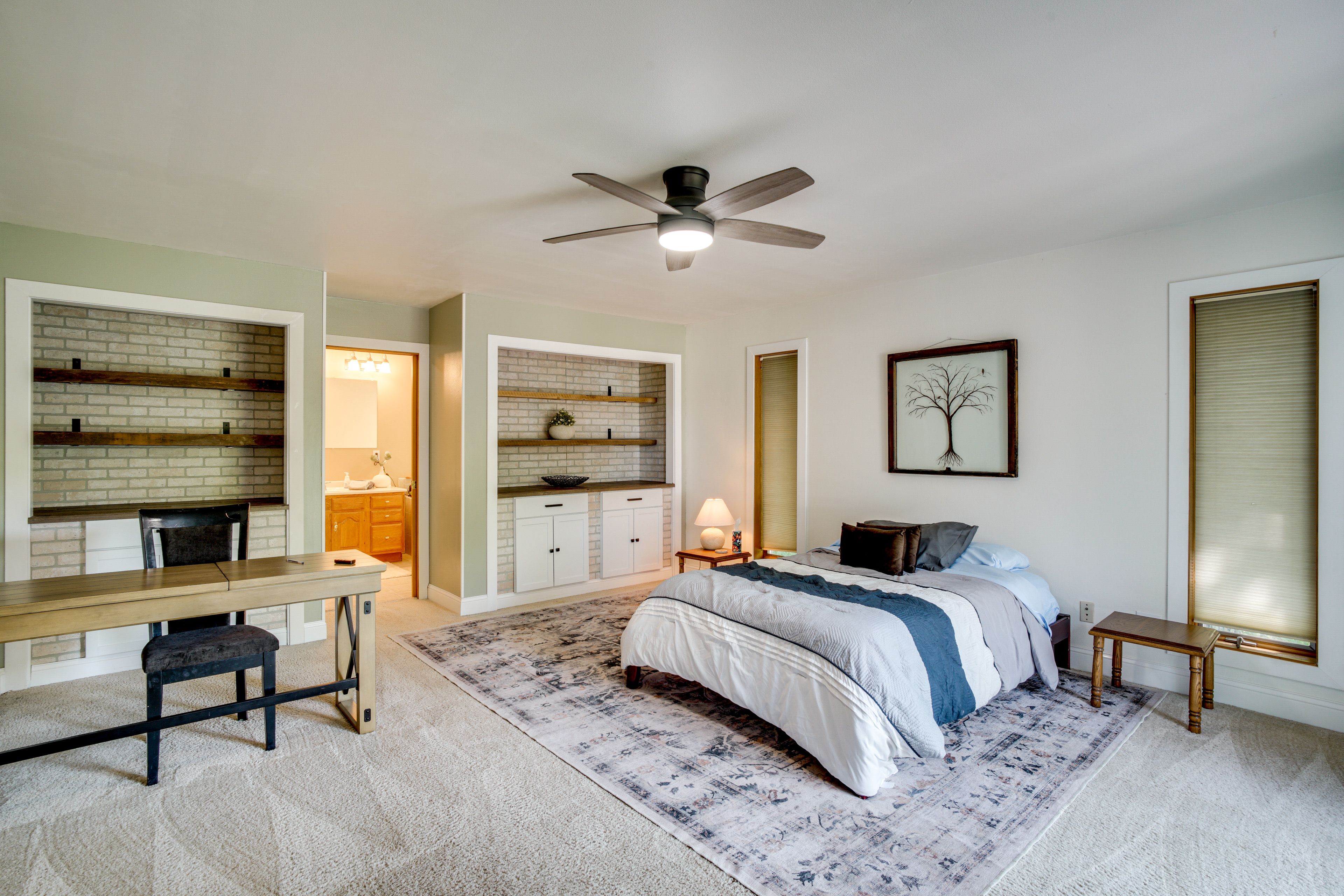 Bedroom Suite 1 | Queen Bed | Deck Access | 2nd Floor