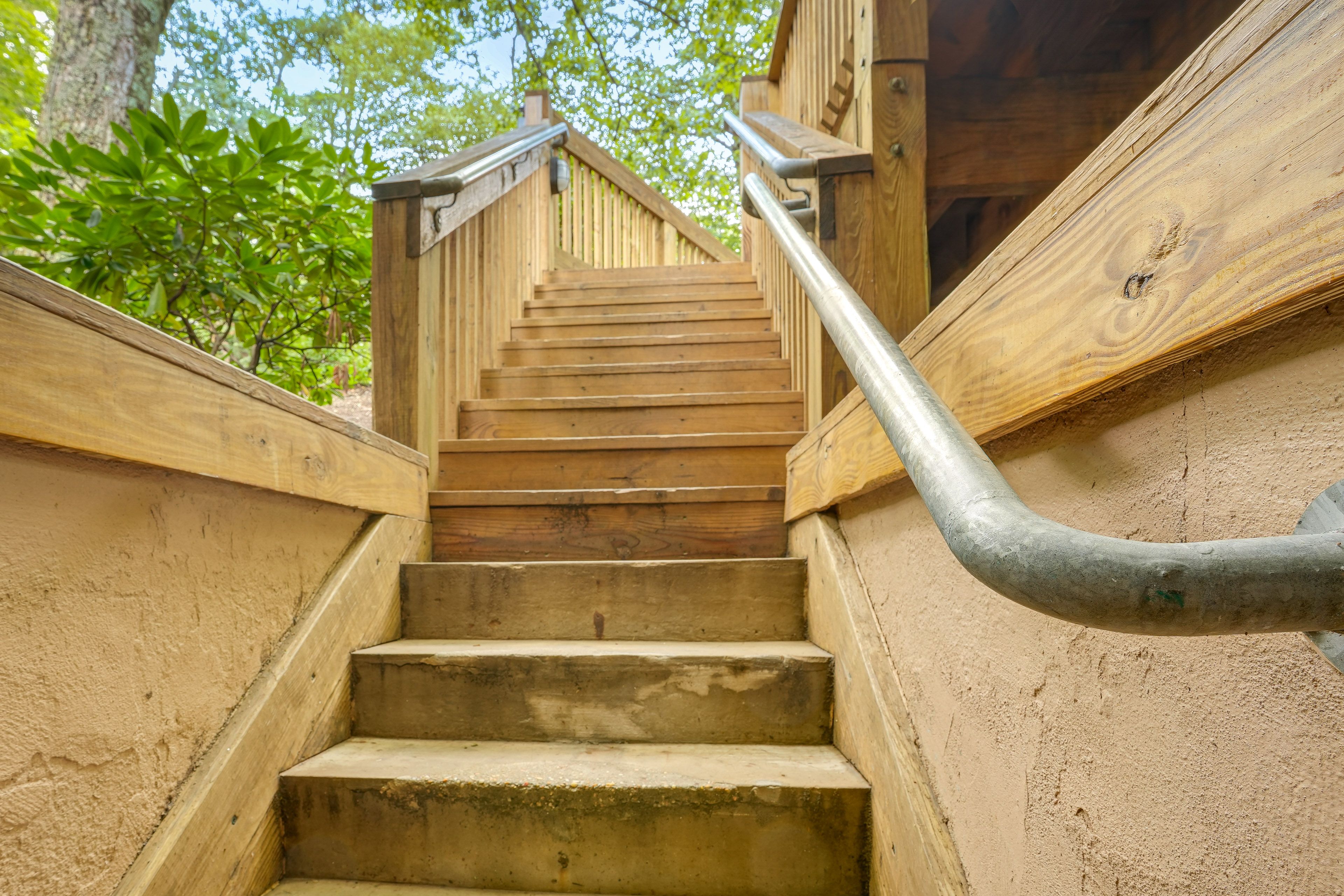 Condo Exterior | Stairs to Access