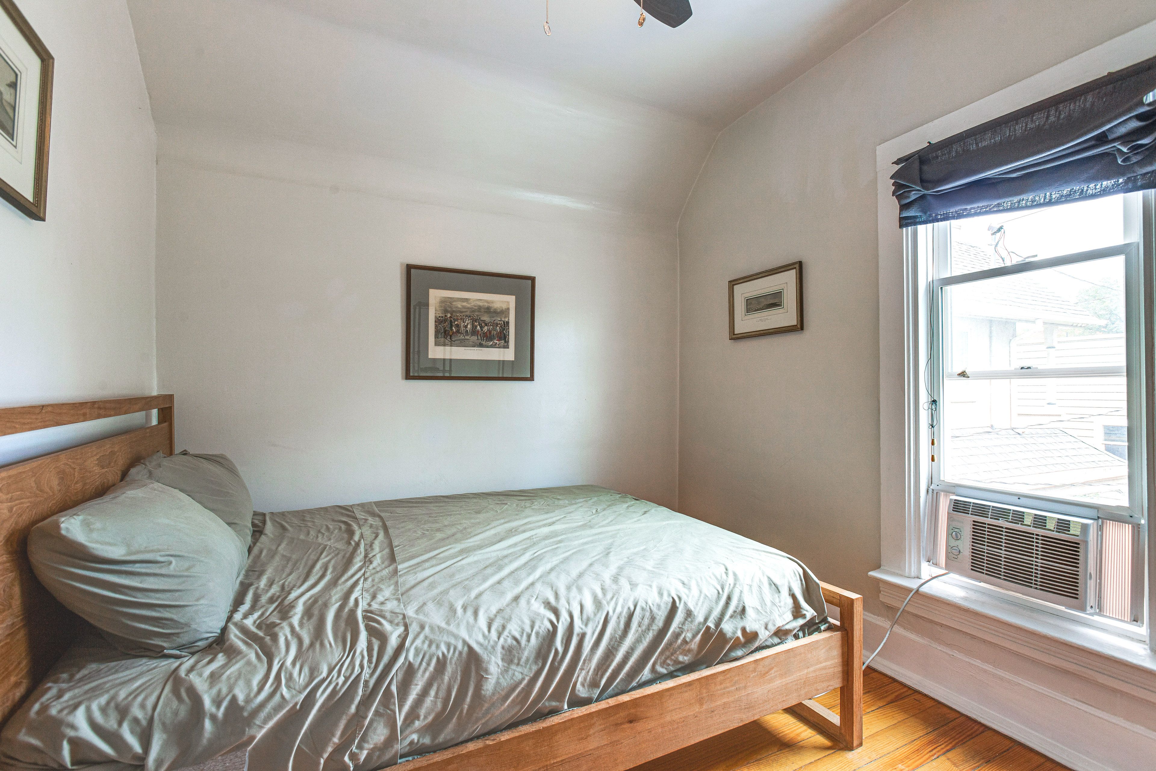 Bedroom 2 | 2nd Floor | Queen Bed | Window A/C Unit