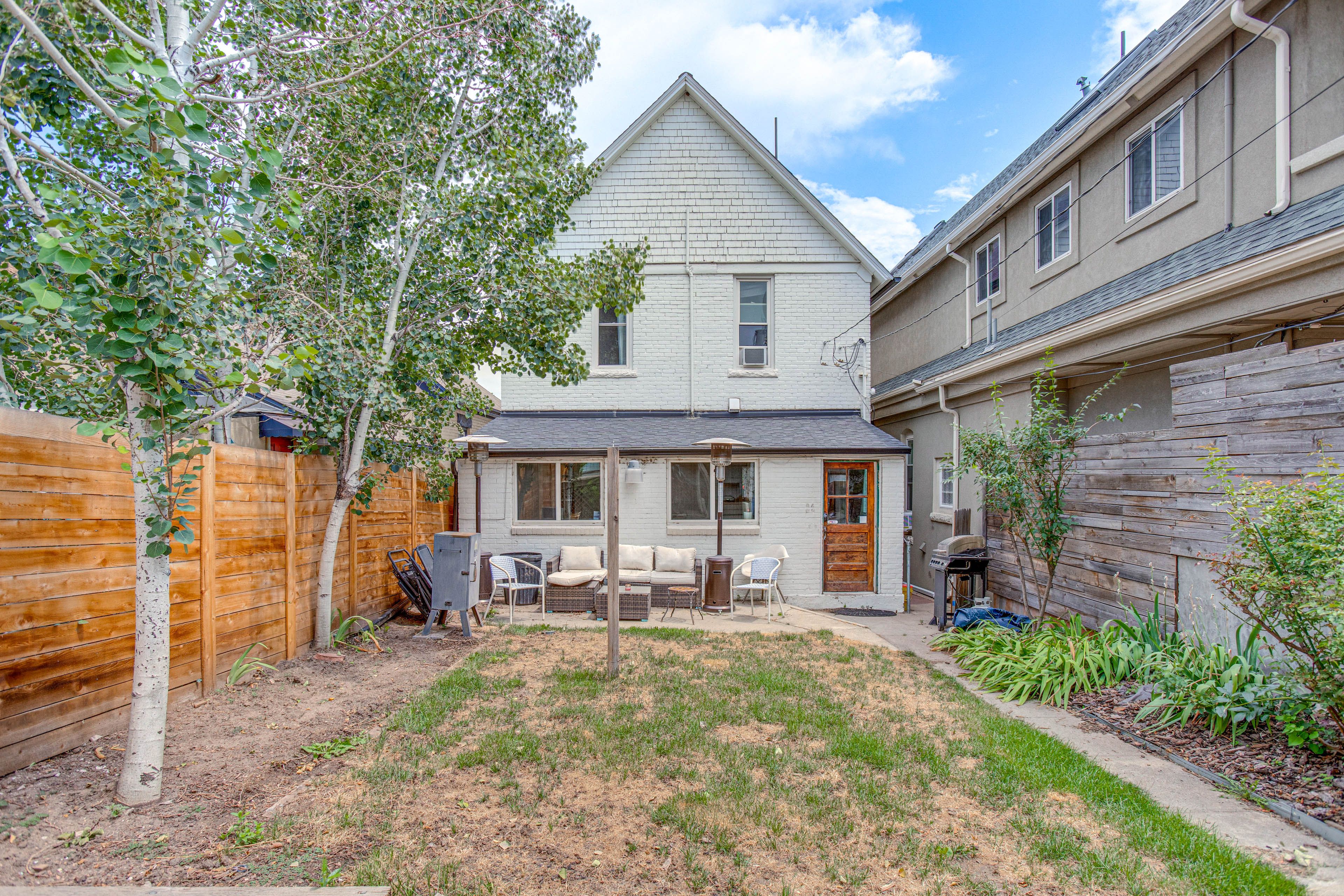 Fenced Backyard | Patio w/ Seating & Gas Grill