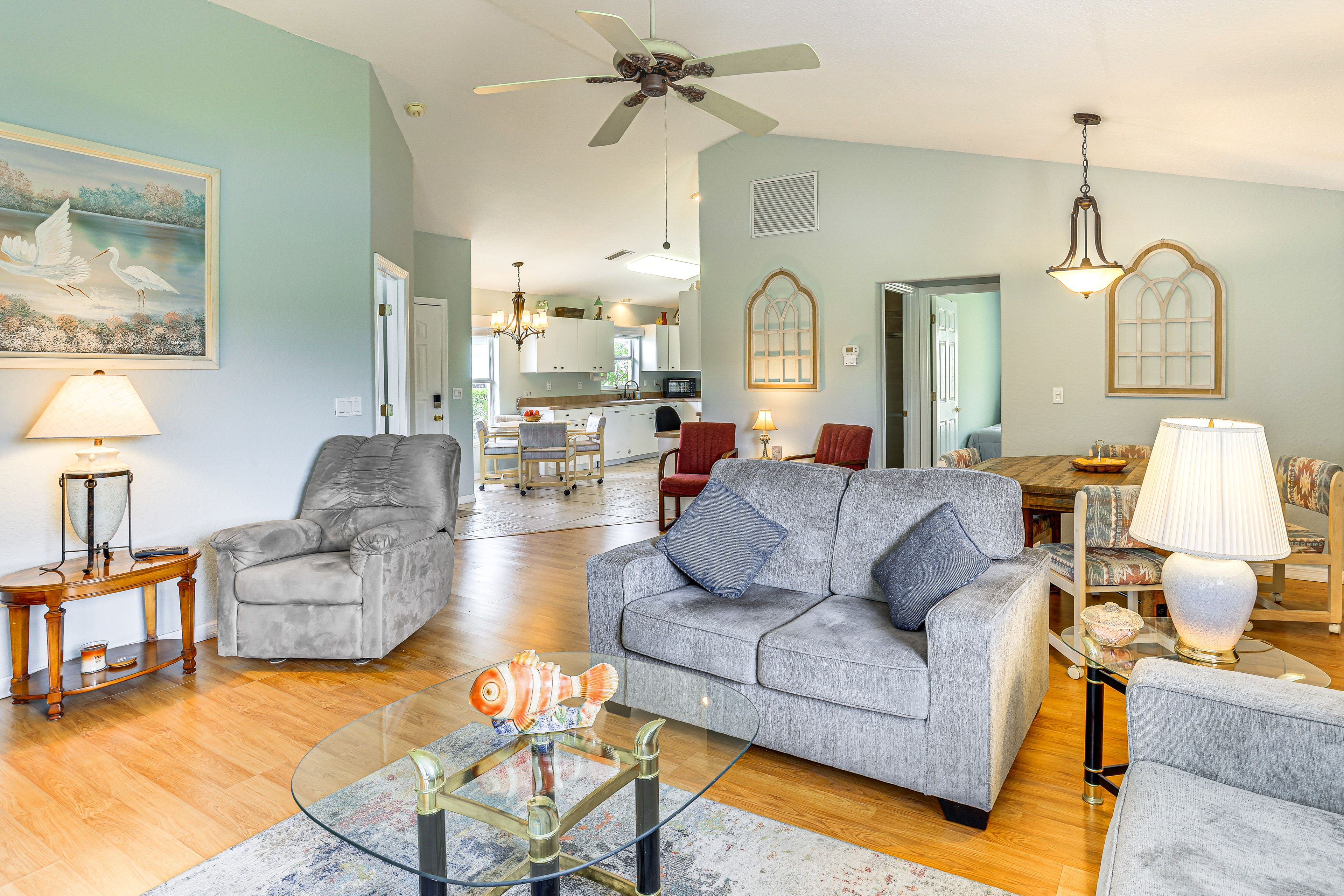 Living Room | Central A/C & Heat | Free WiFi