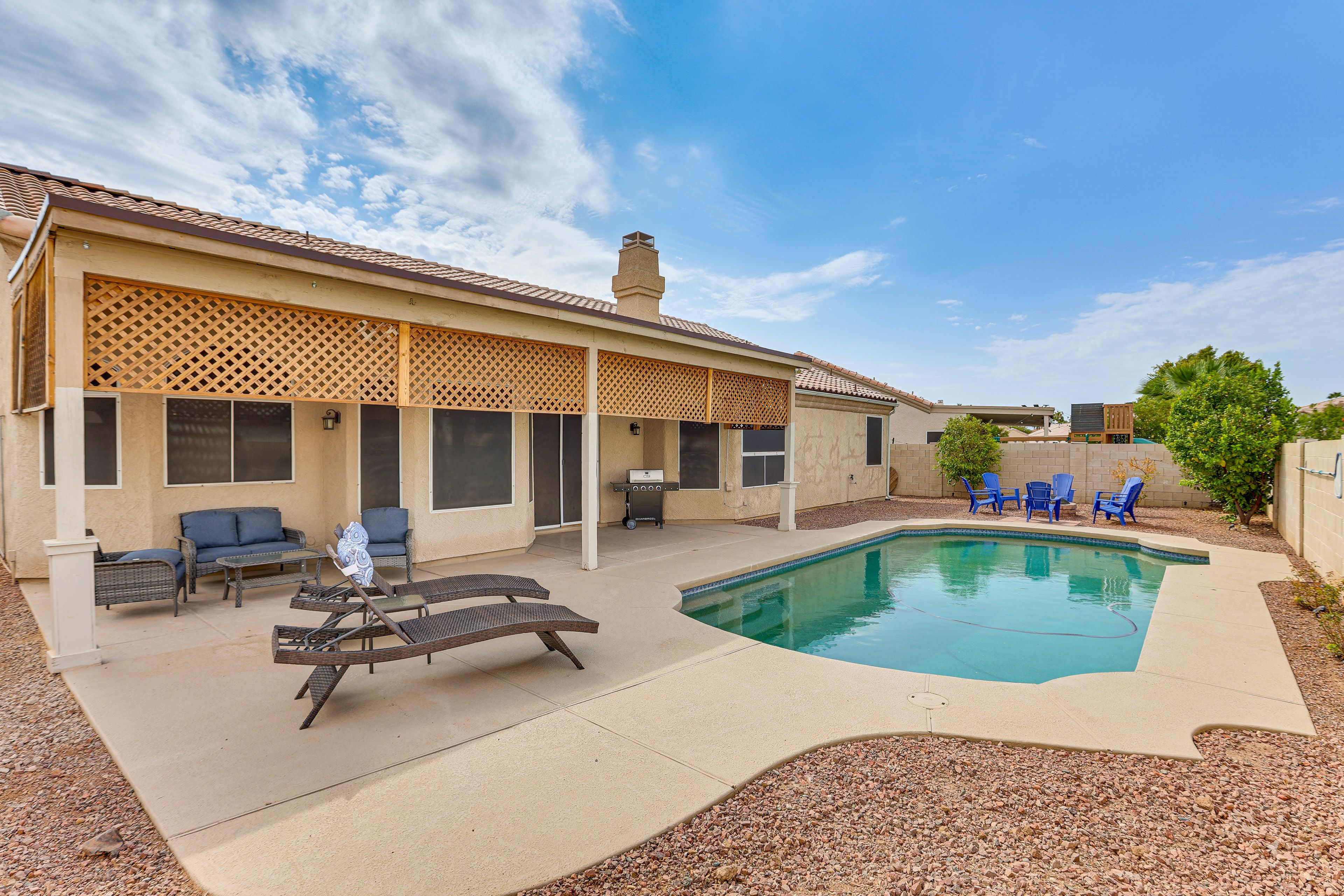 Avondale Vacation Rental | 3BR | 2BA | 1 Step Required | 2,350 Sq Ft