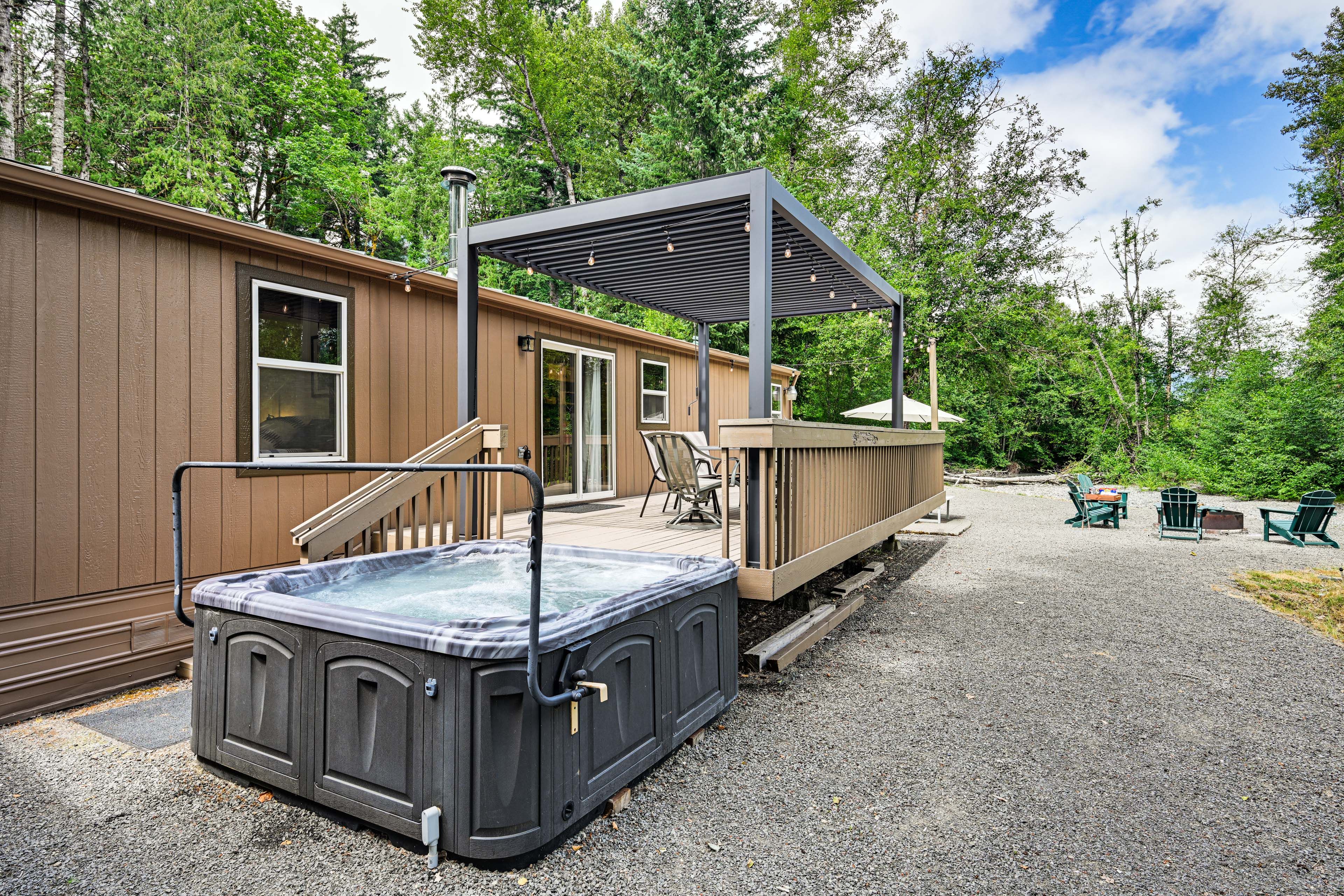 Private Backyard Area | Fire Pit