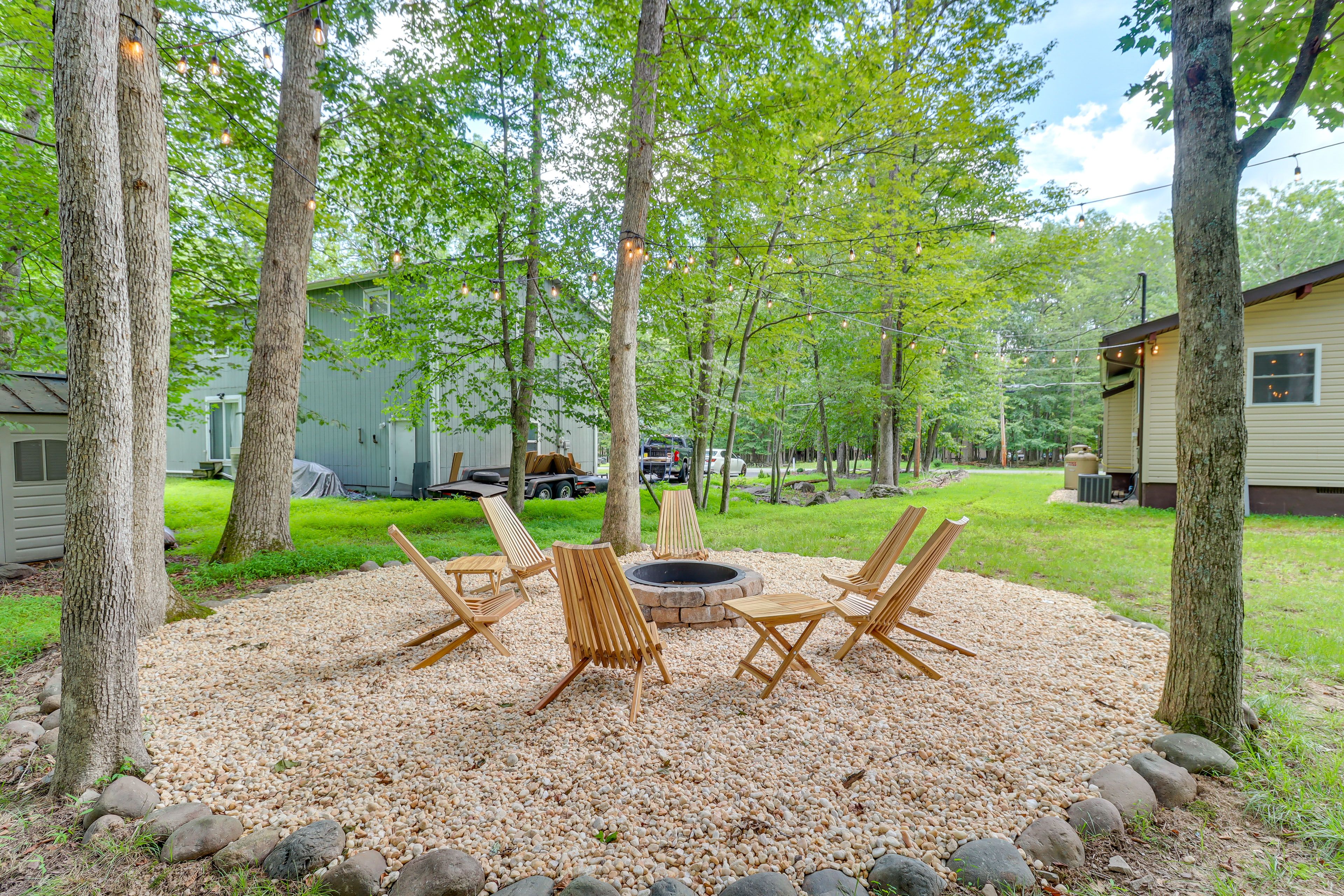 Backyard | Fire Pit | Hammock