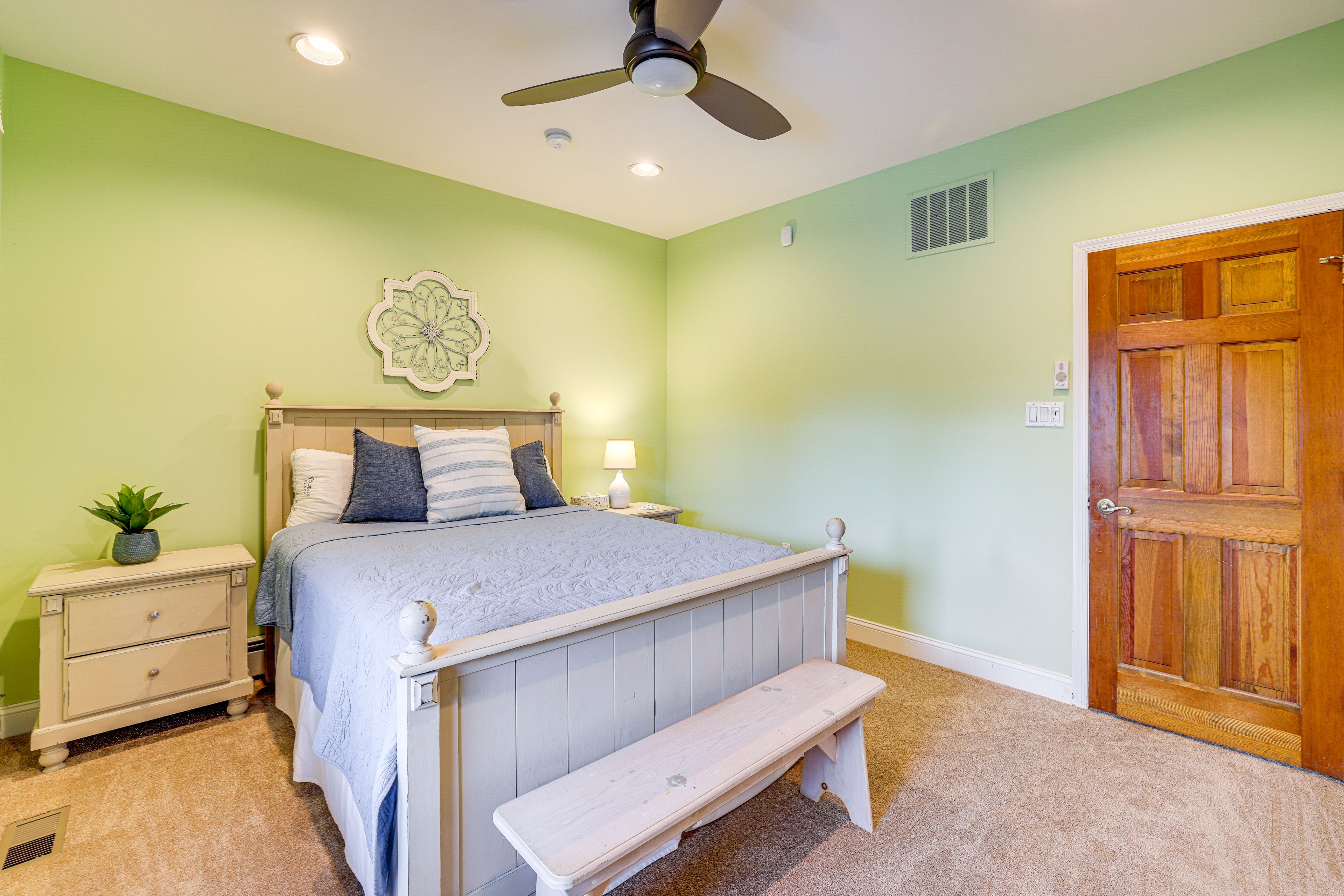 Bedroom 3 | 1st Floor | Queen Bed | Deck Access