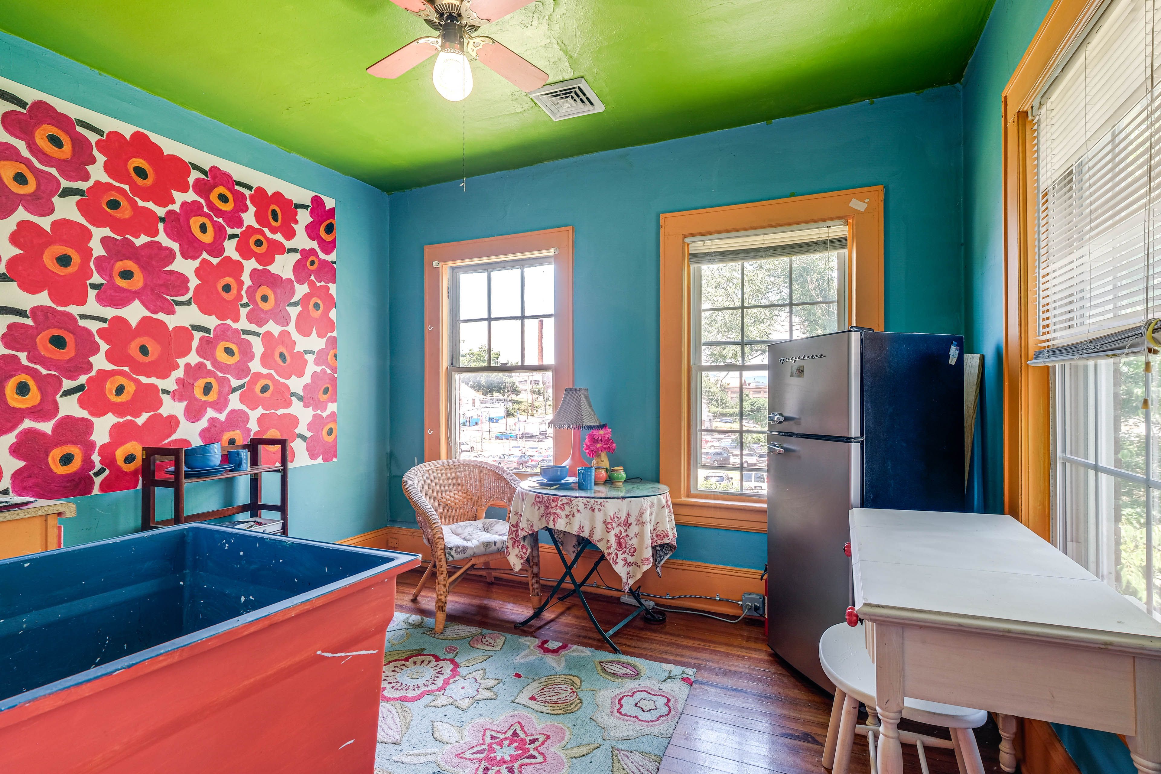 Kitchenette | Microwave | Toaster | Drip Coffee Maker | Workspace