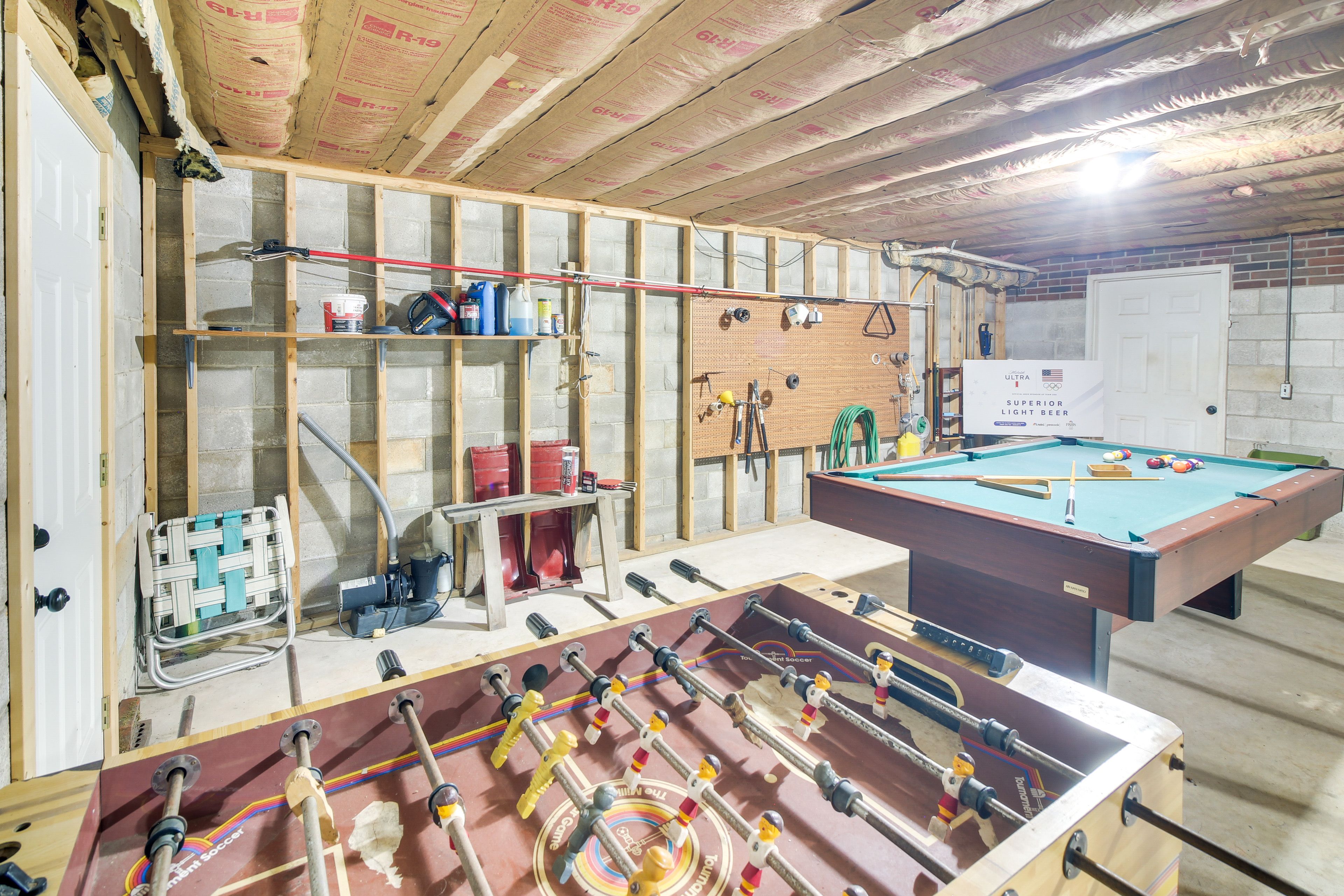 Pool & Foosball Tables | Lower Level