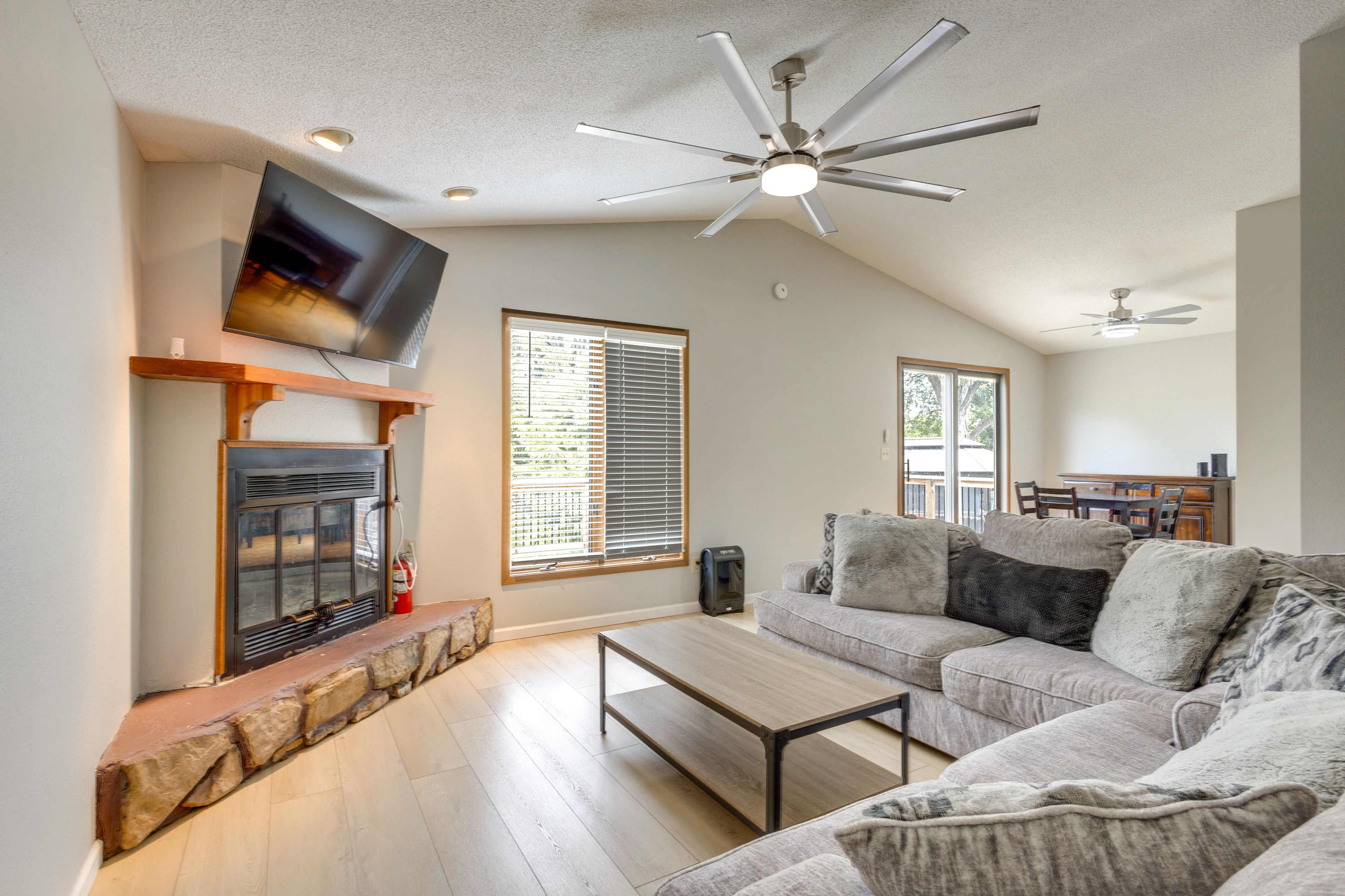 Granite City Vacation Rental | 2BR | 1BA | 1,800 Sq Ft | Steps Required