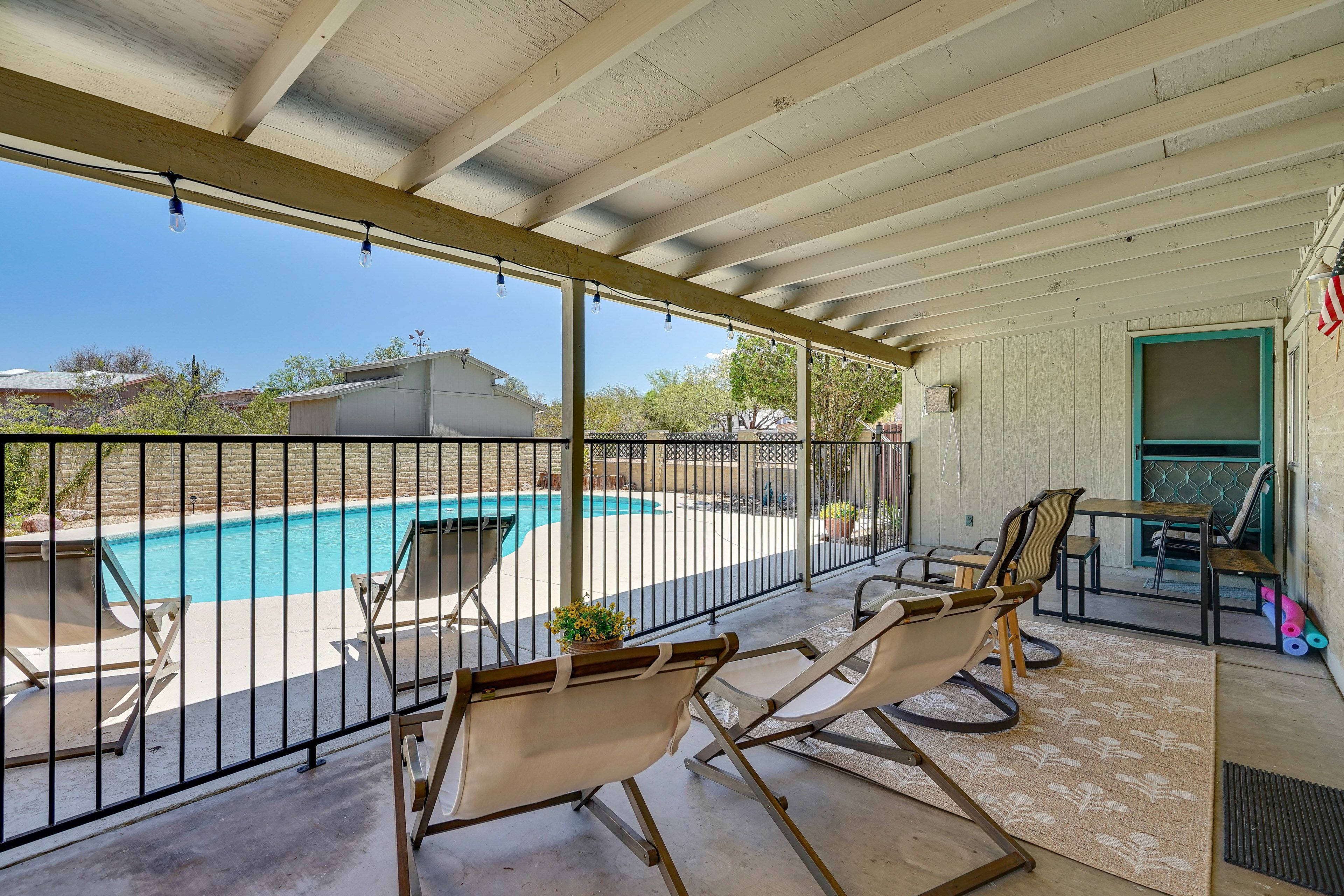 Private Patio | Scenic Mountain Views | Gas Grill