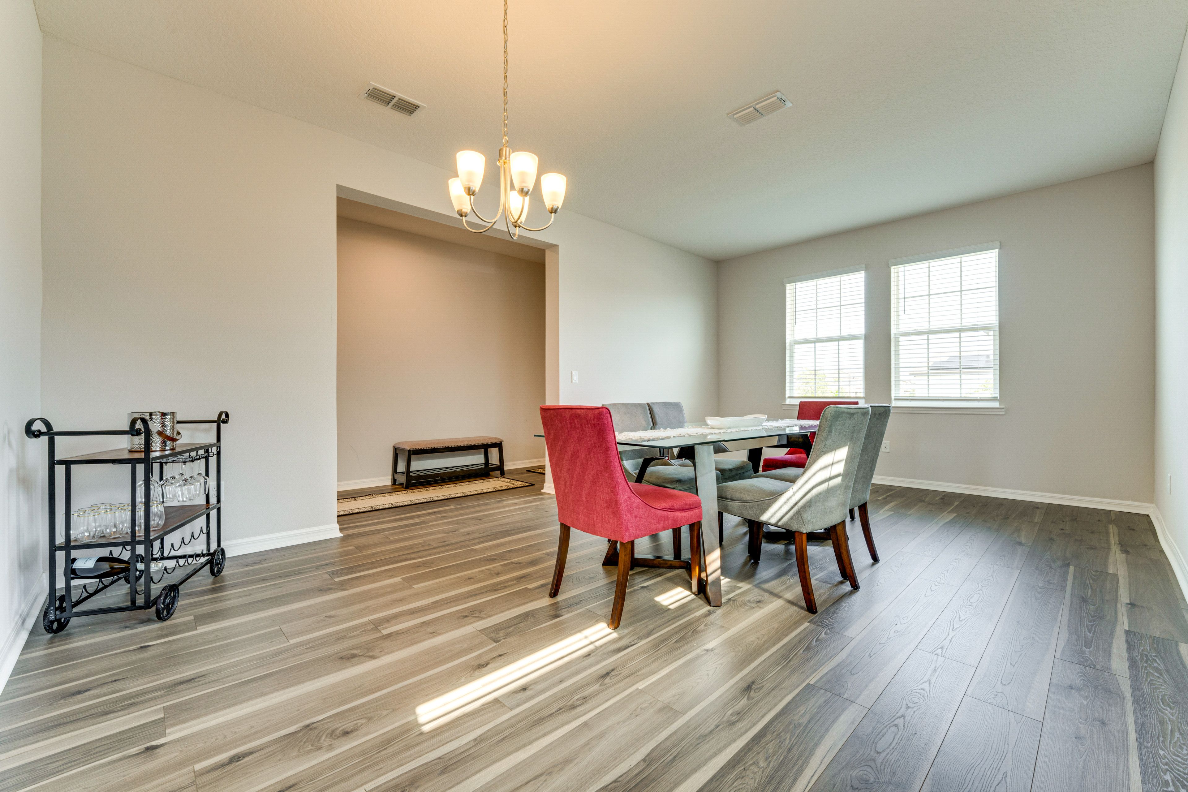 Dining Area | Dining Table | Dishware/Flatware | 1st Floor