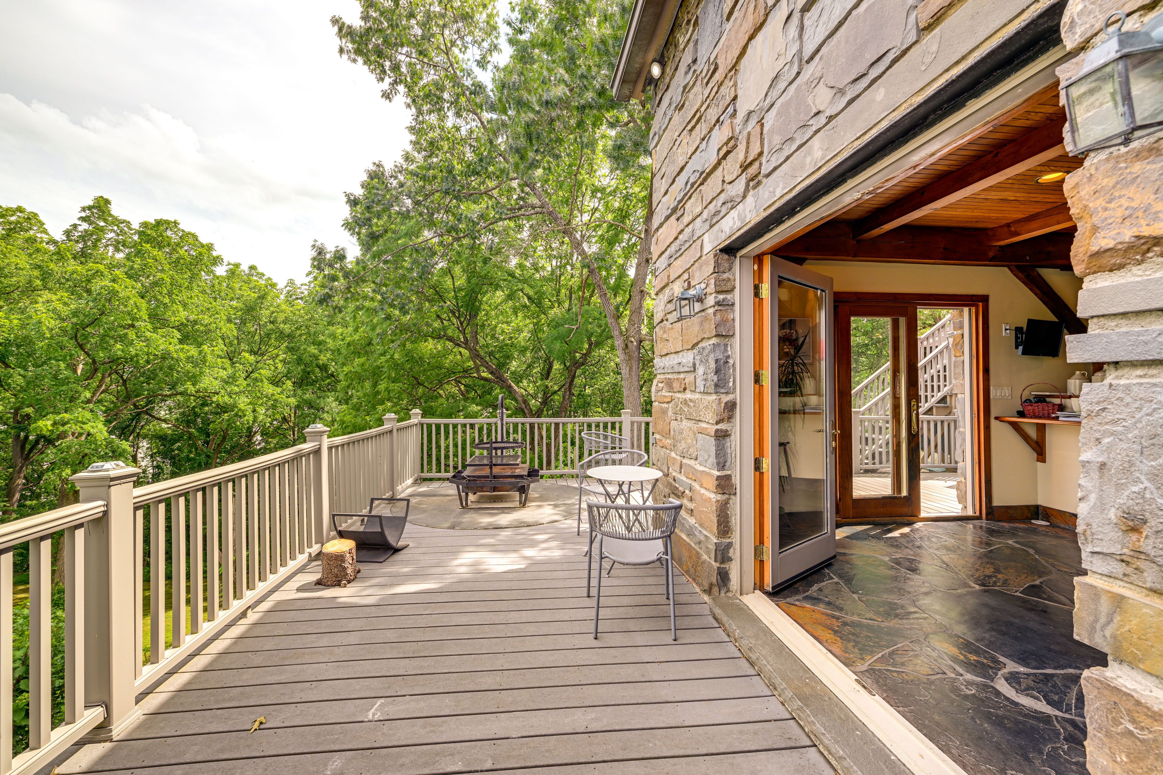 Wraparound Deck | Dining Areas | Water Views