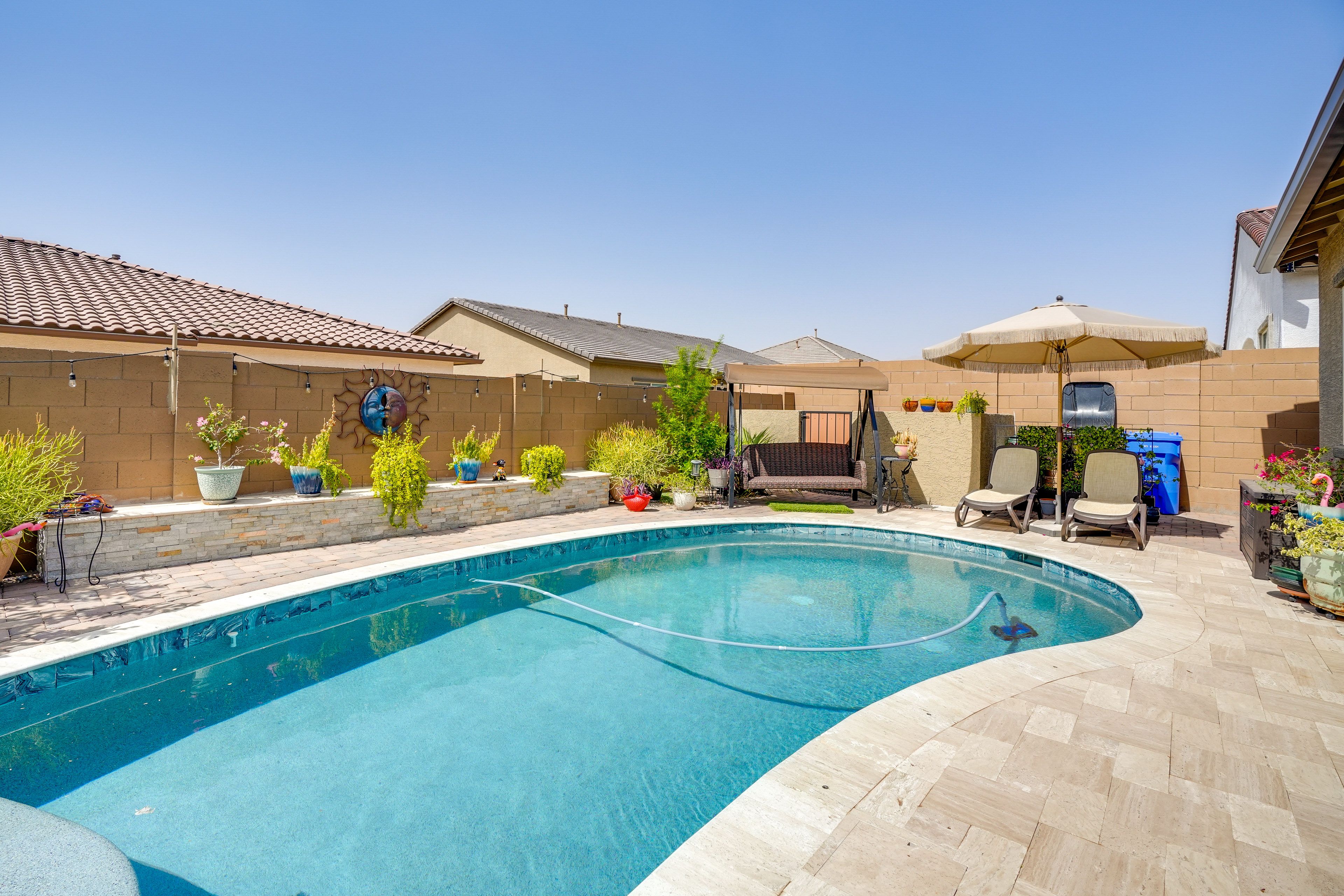 Surprise Vacation Rental | 1BR | 1BA | 800 Sq Ft | Small Step to Enter