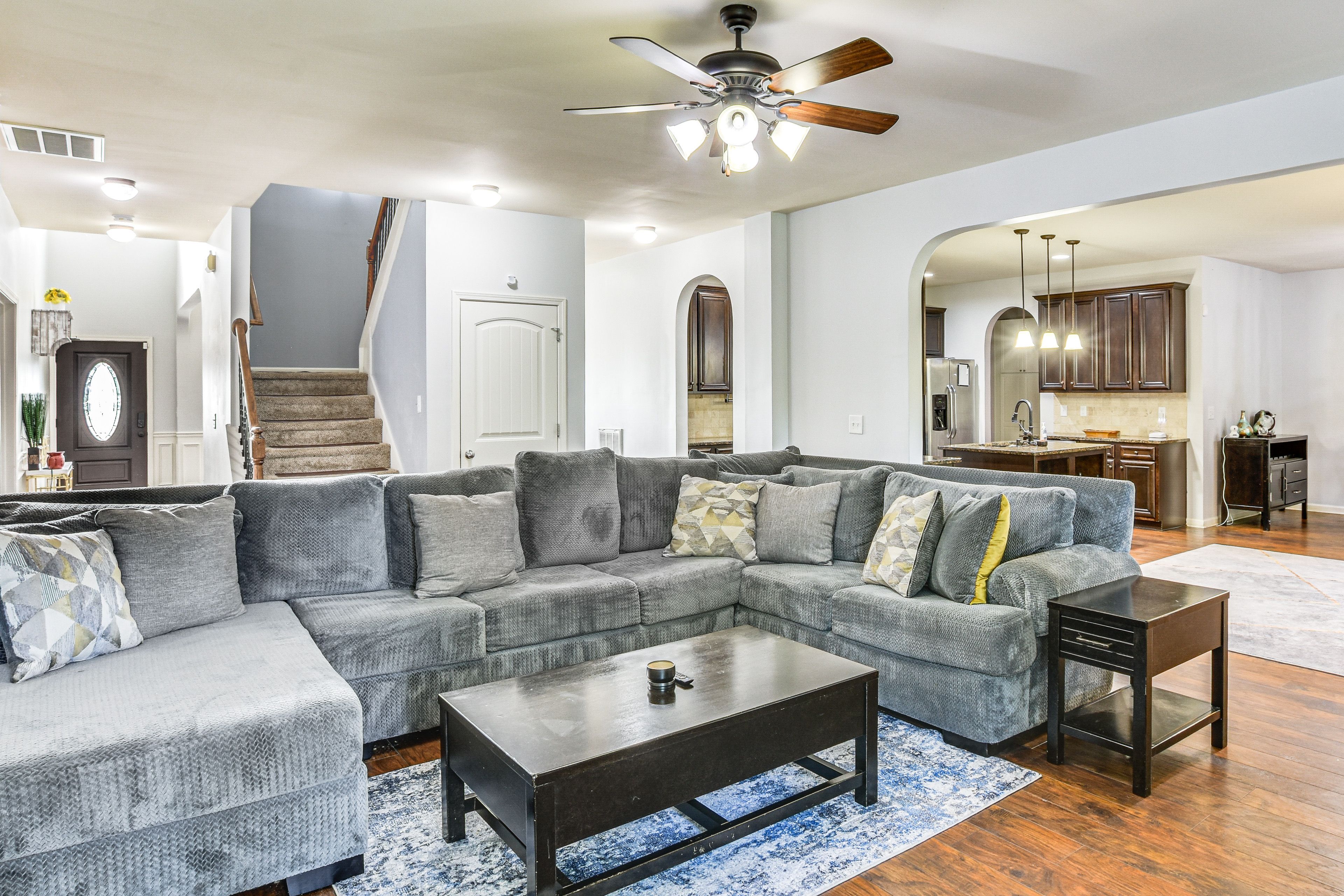 Living Room | Free WiFi | Smart TV | Central A/C | Fireplace | 1st Floor