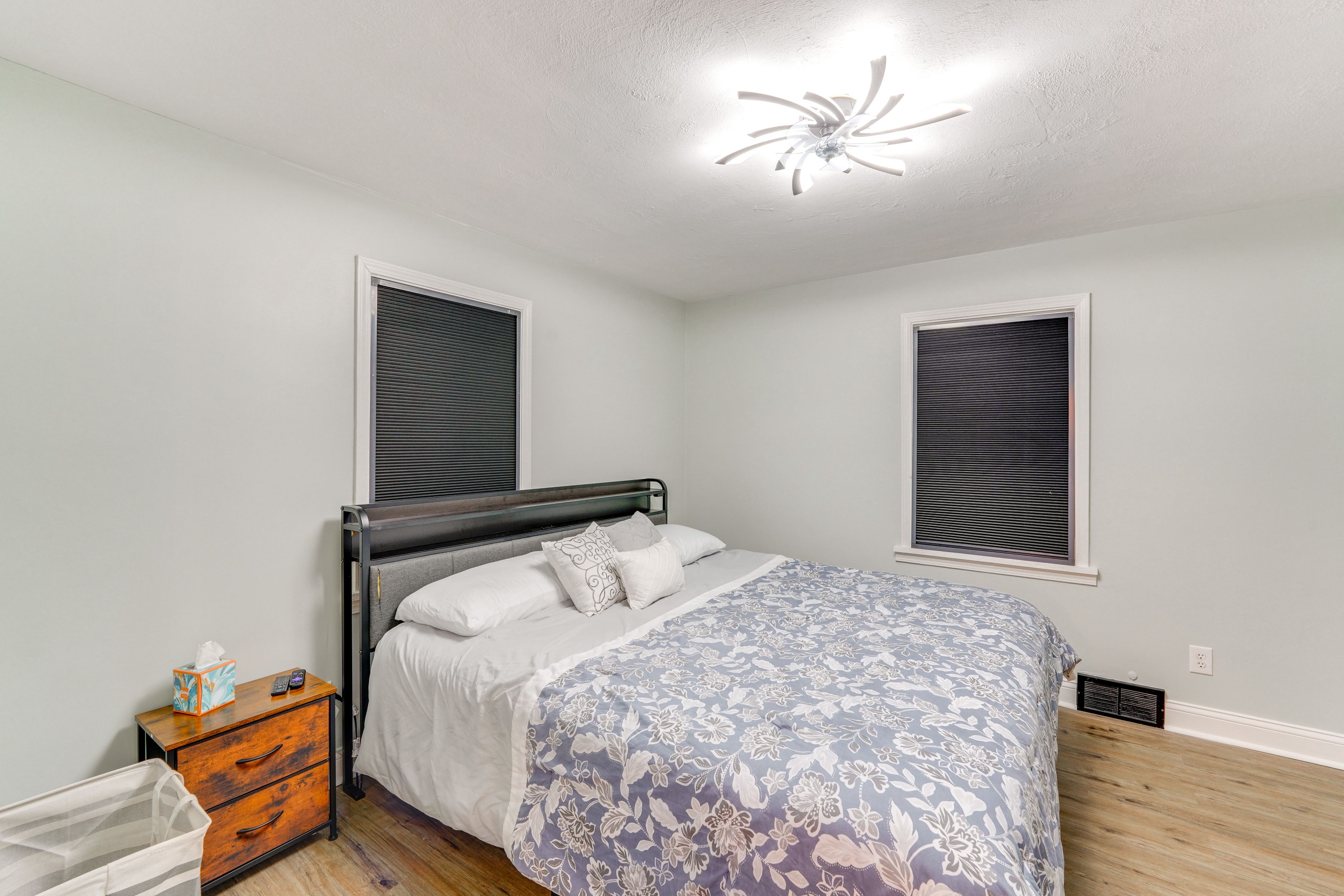 Bedroom 1 | 1st Floor | King Bed | Linens Provided | Flat-Screen TV