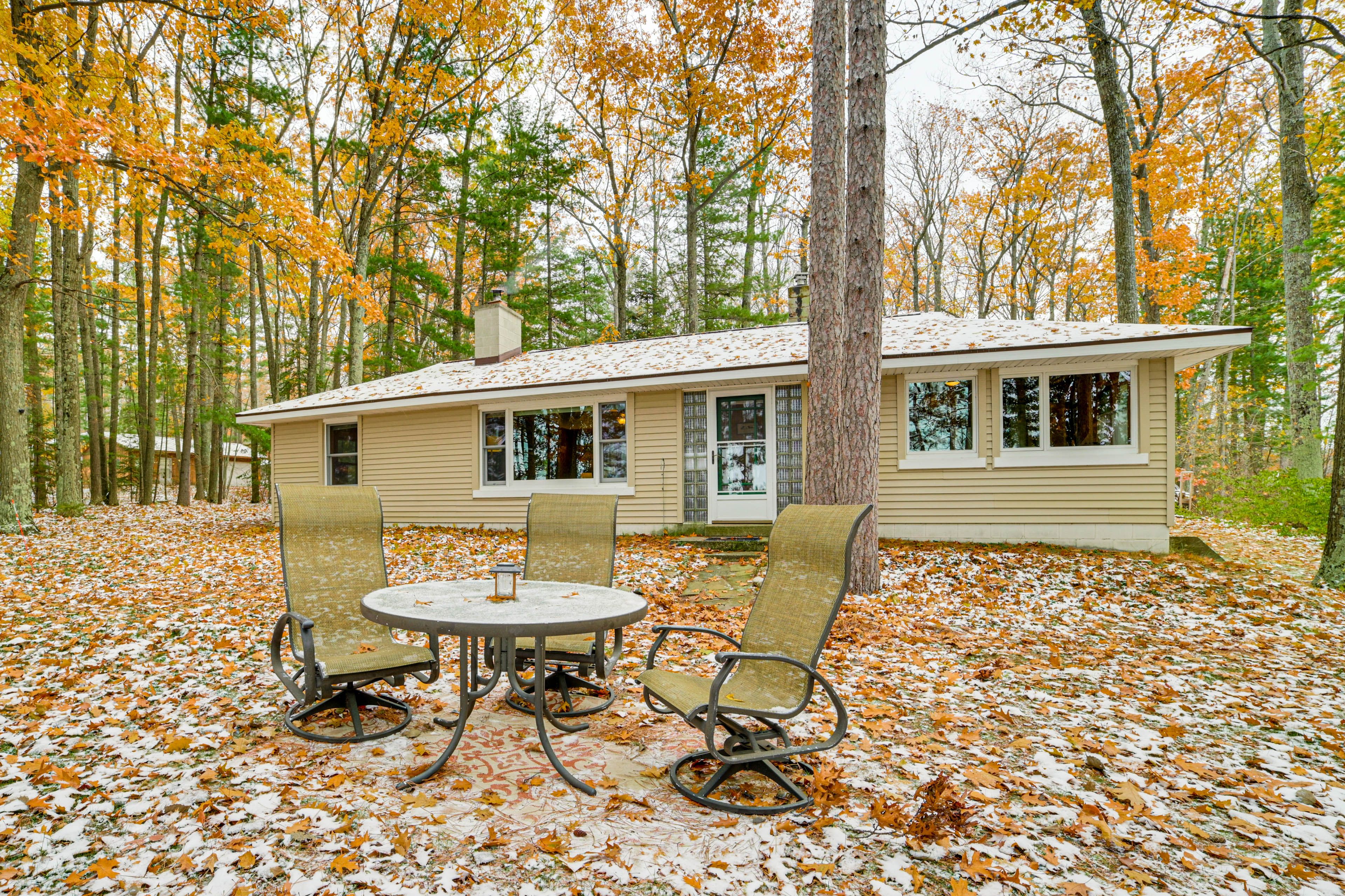 House Exterior | Patio w/ Dining Area | Private Yard