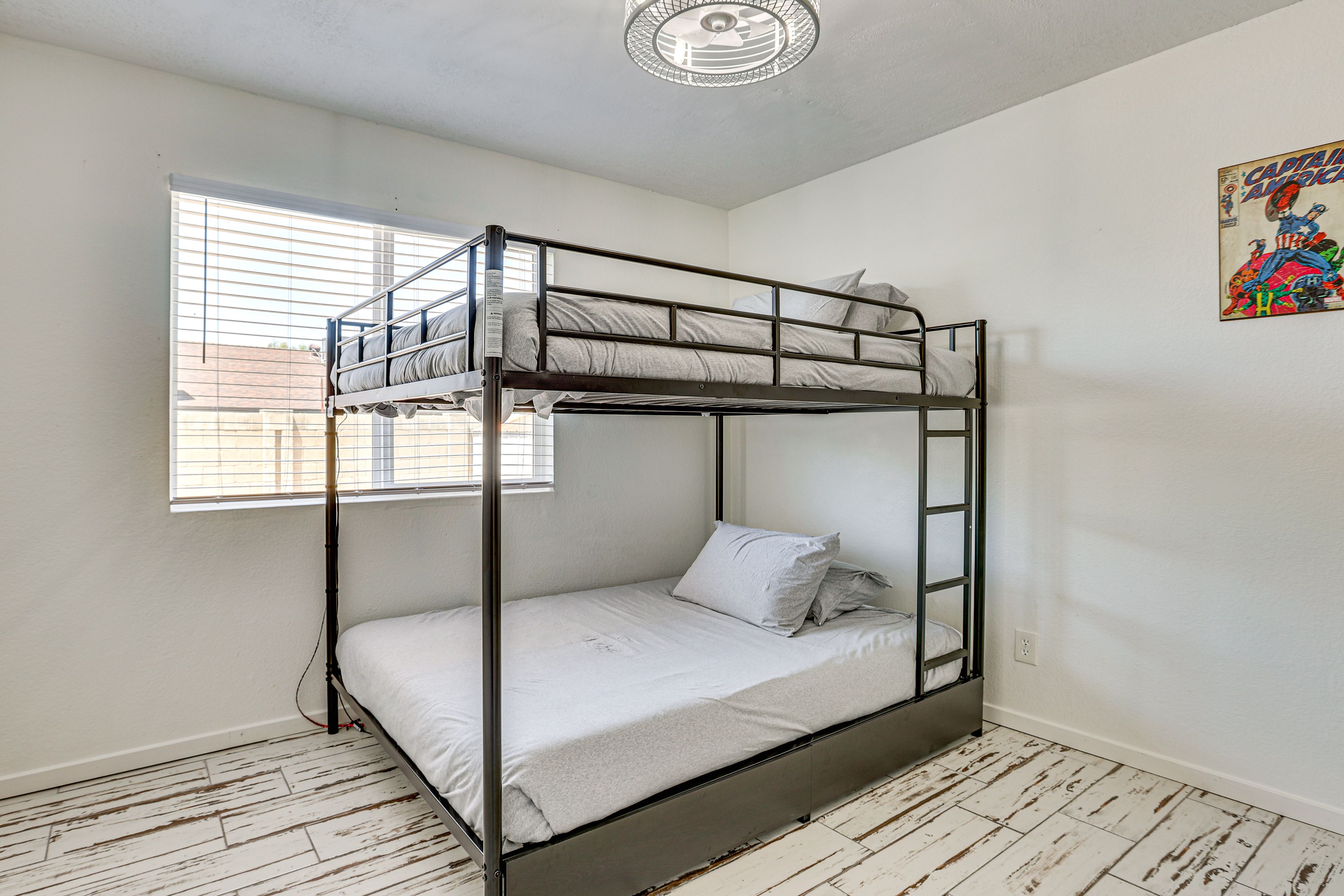 Bedroom 3 | Full Bunk Bed | TV