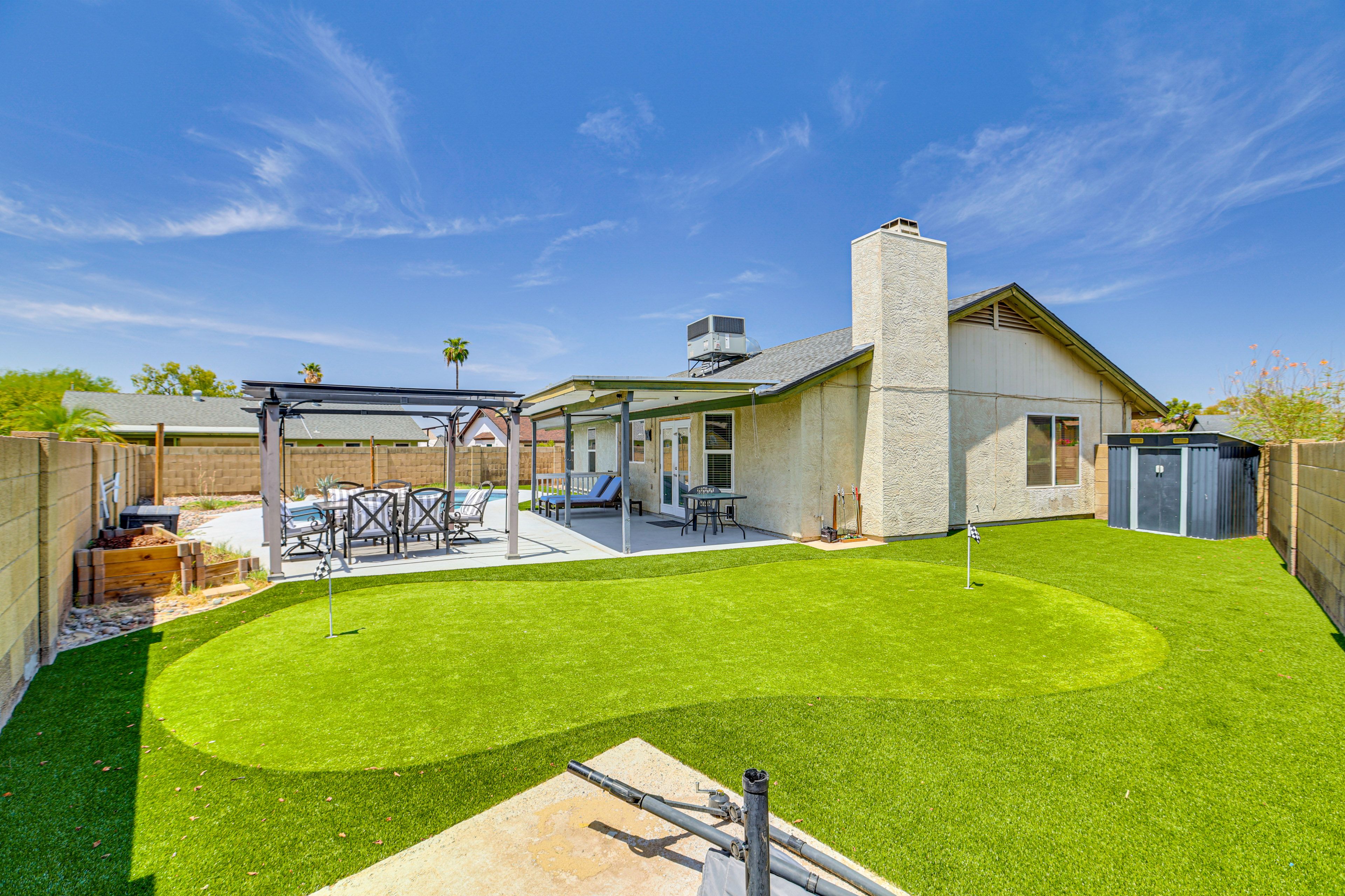 Peoria Vacation Rental | 3BR | 2BA | Half Step to Enter | 1,400 Sq Ft