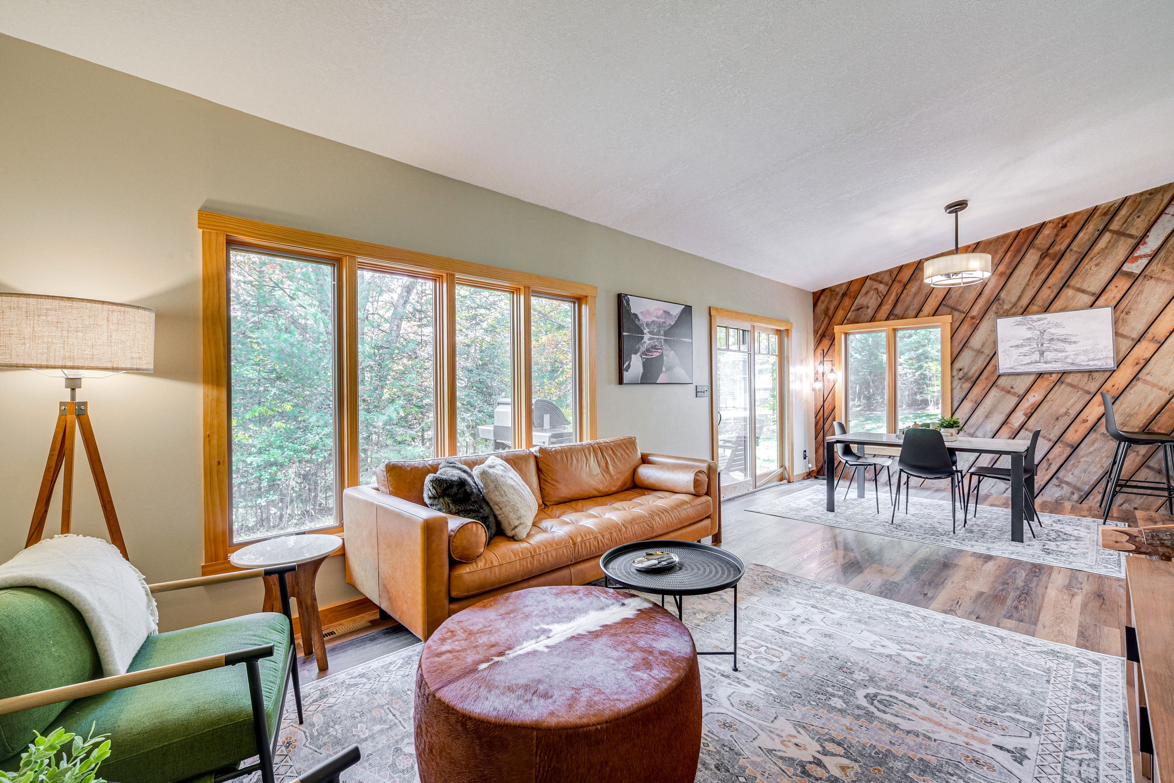 Living Area | Dining Table | TV | Electric Fireplace