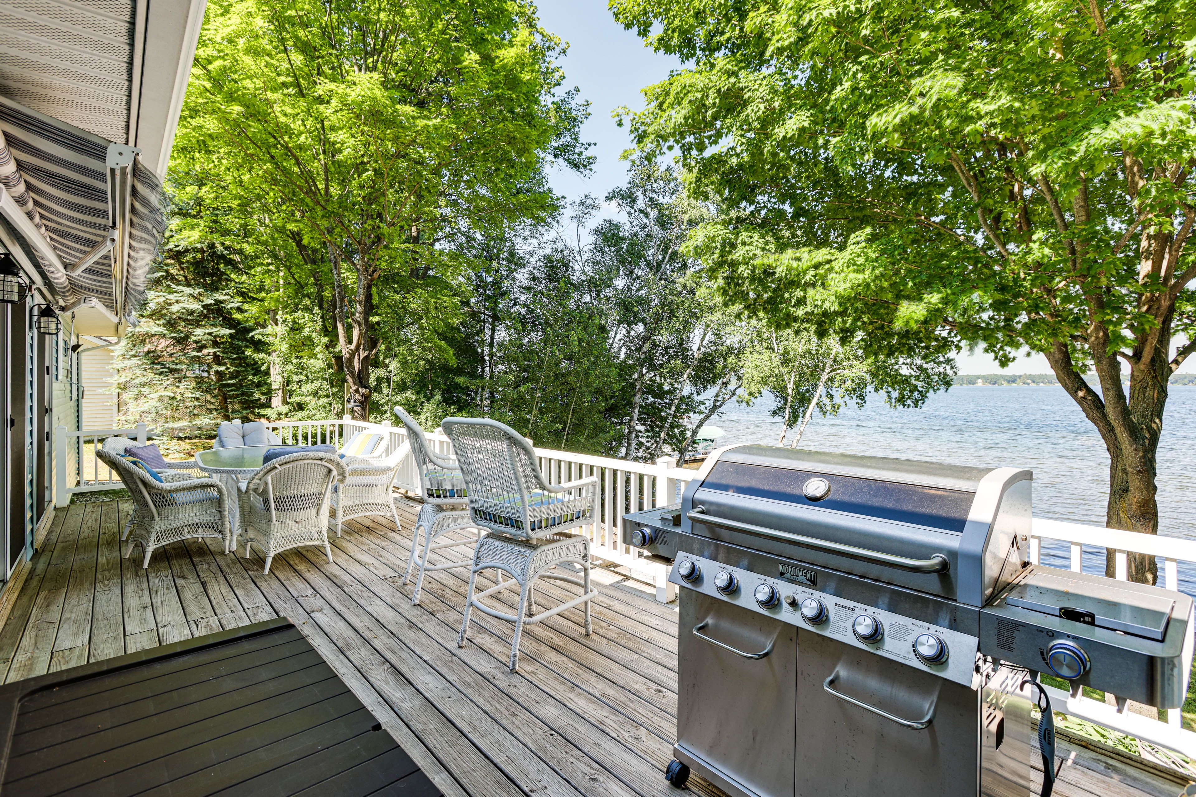 Private Deck | Gas Grill | Lake Views